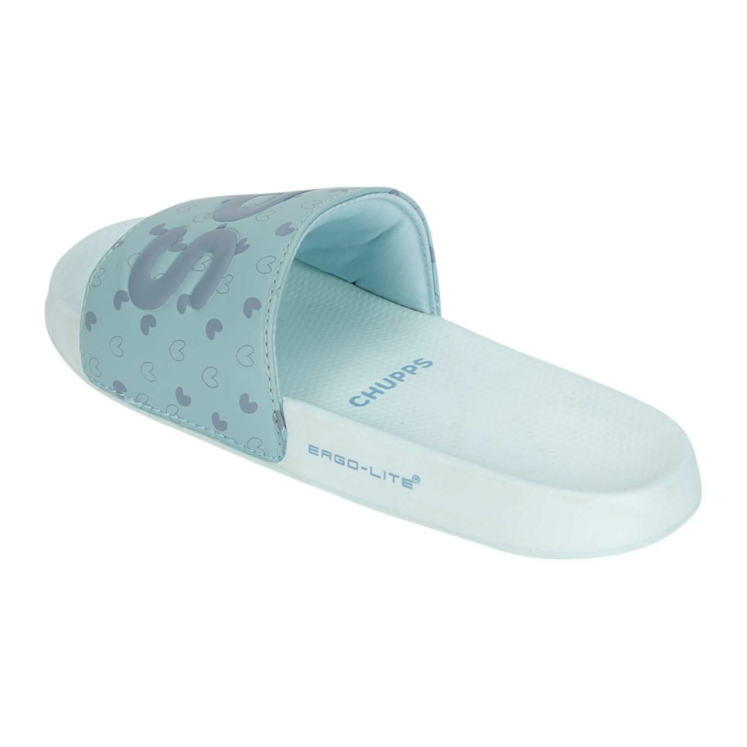 Womens Lovebug Light Blue Casual Slider