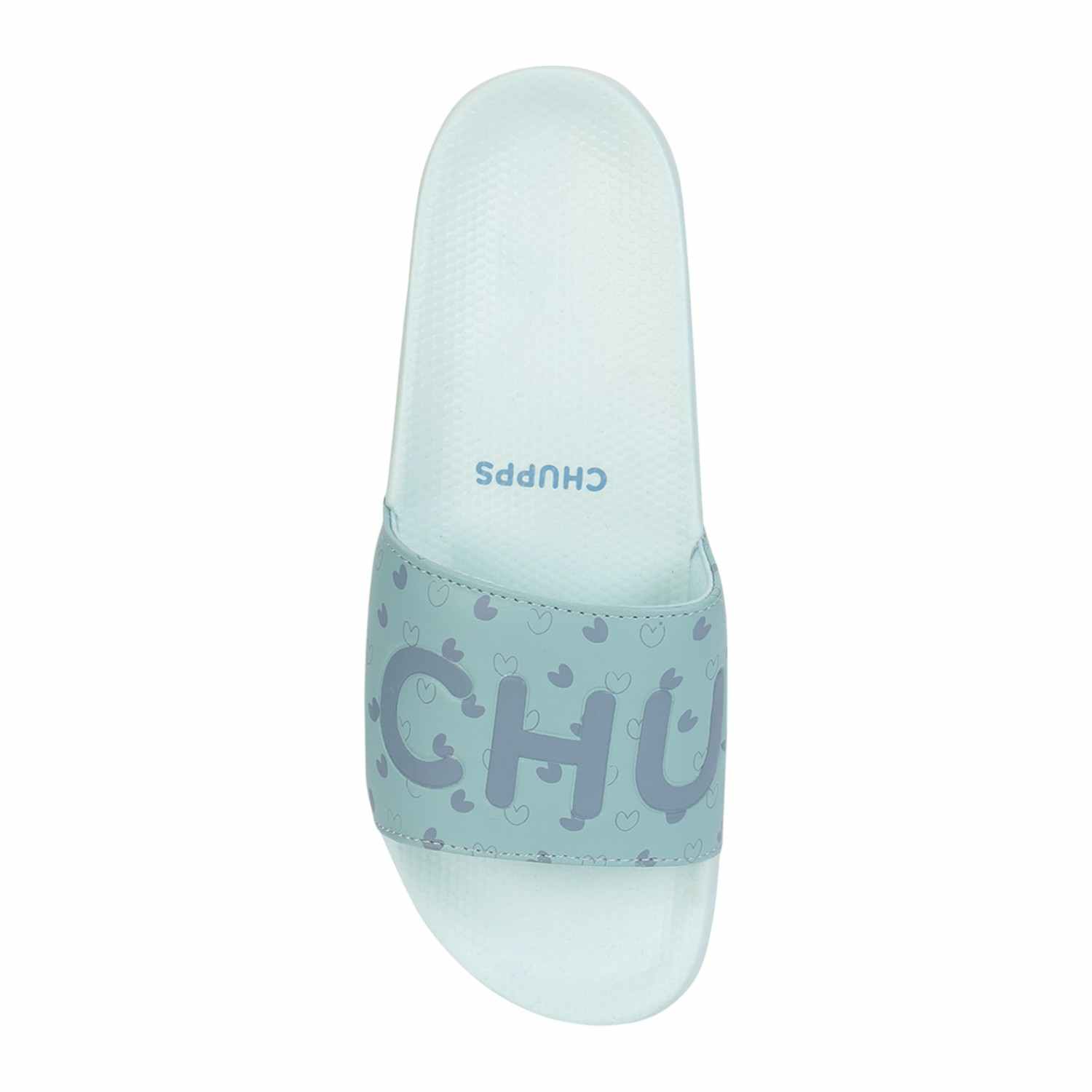 Womens Lovebug Light Blue Casual Slider