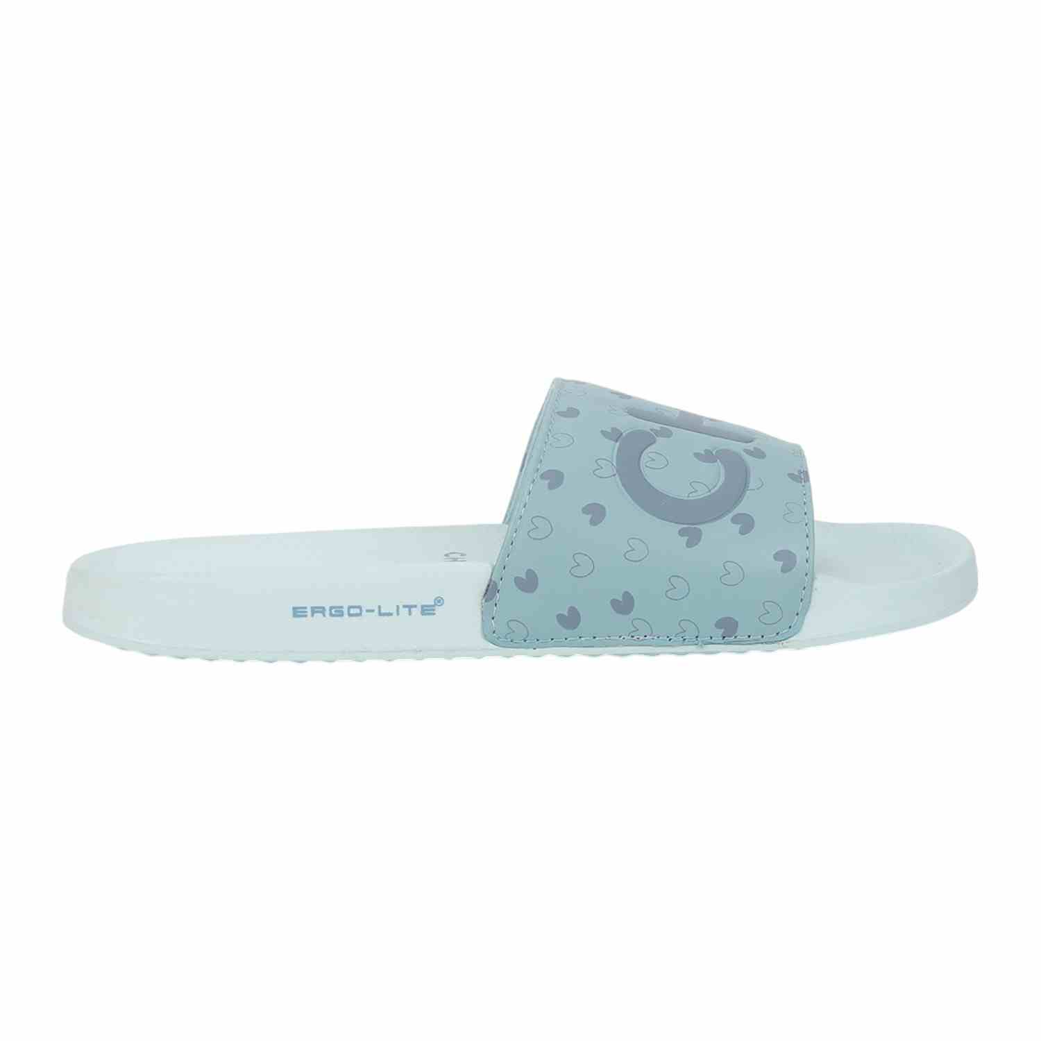 Womens Lovebug Light Blue Casual Slider