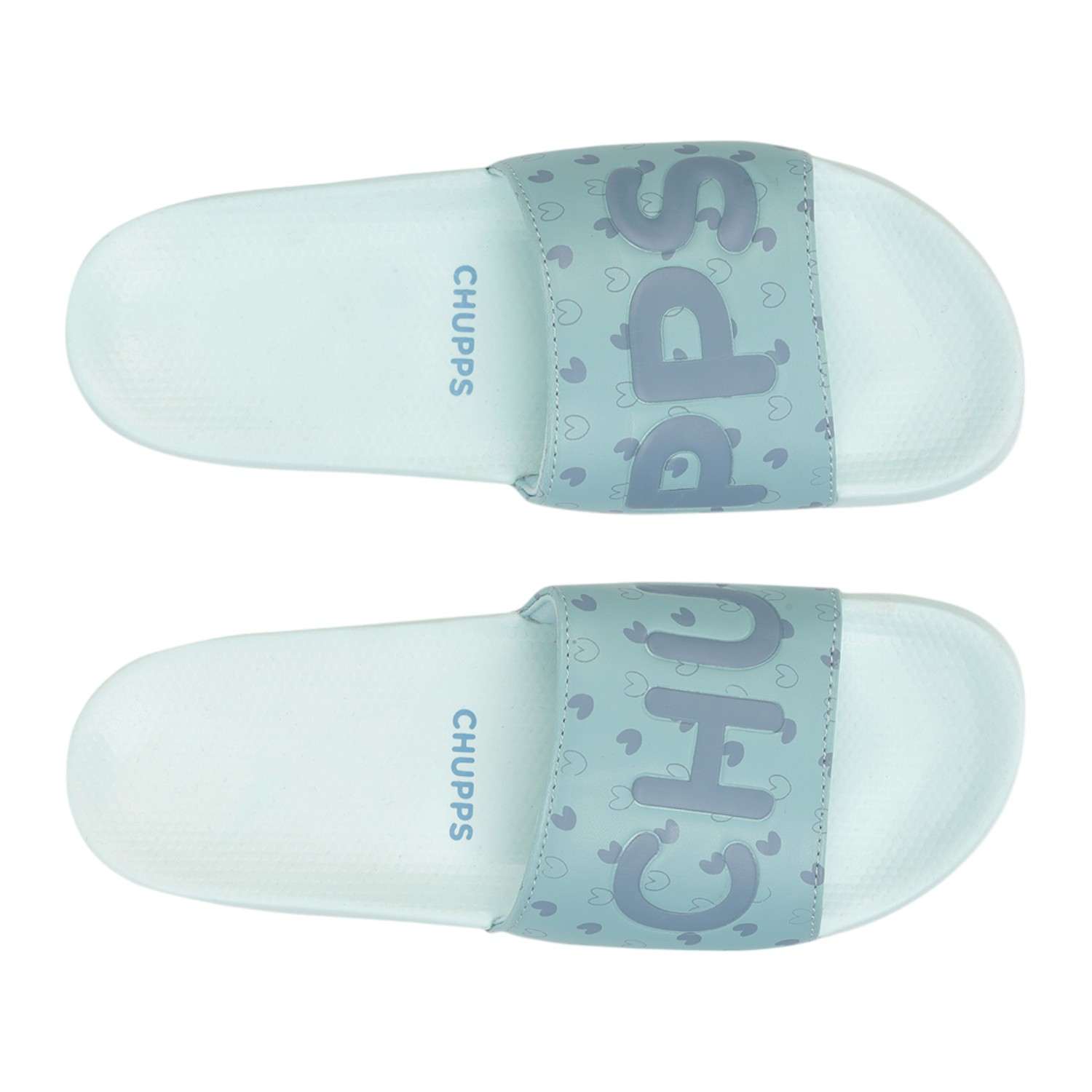 Womens Lovebug Light Blue Casual Slider