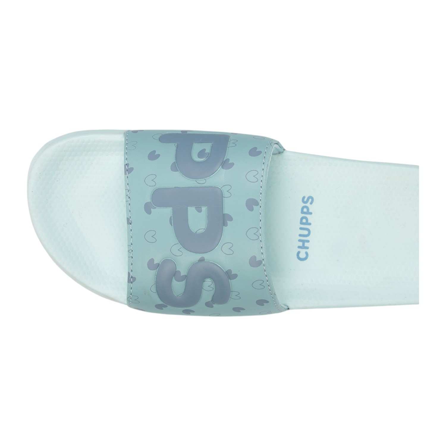 Womens Lovebug Light Blue Casual Slider
