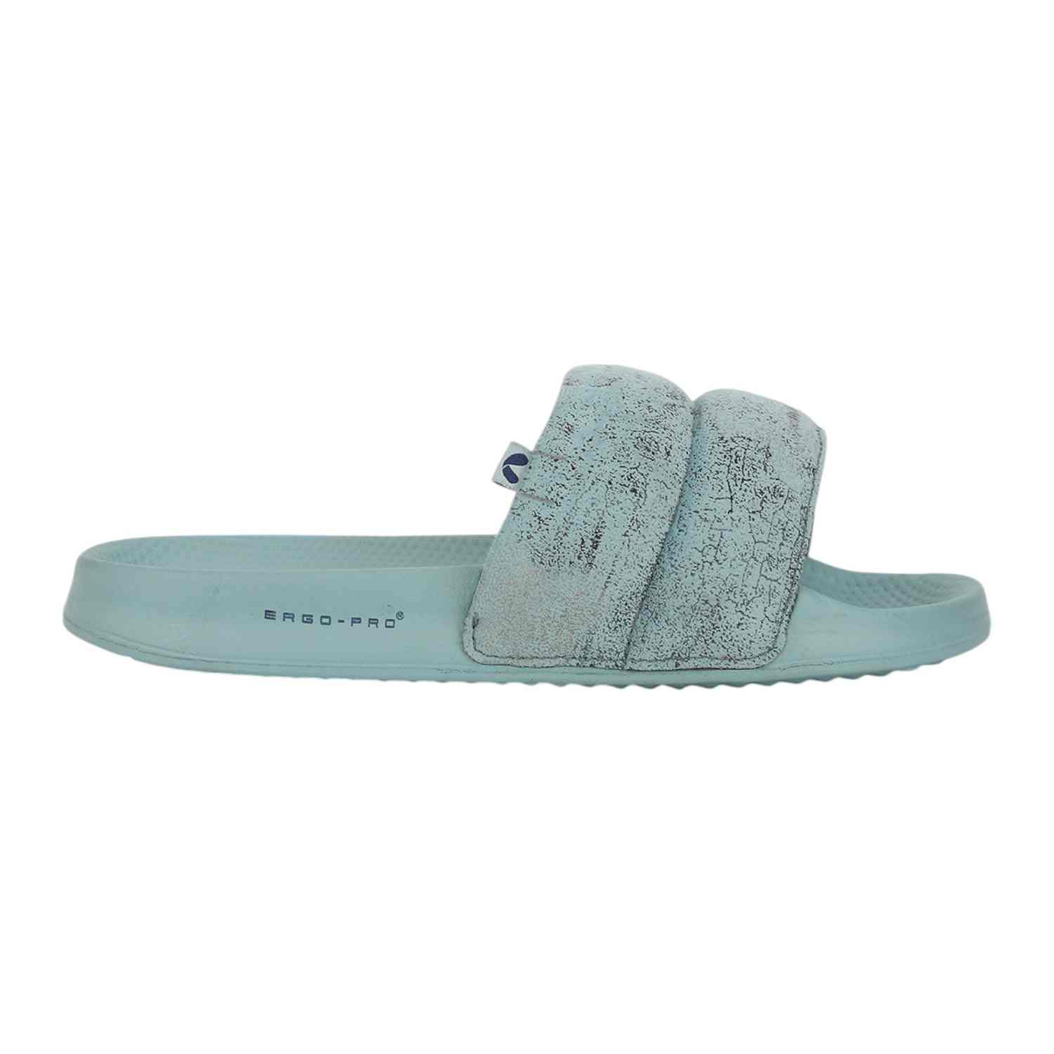 Womens Puff Sky Blue Casual Slider