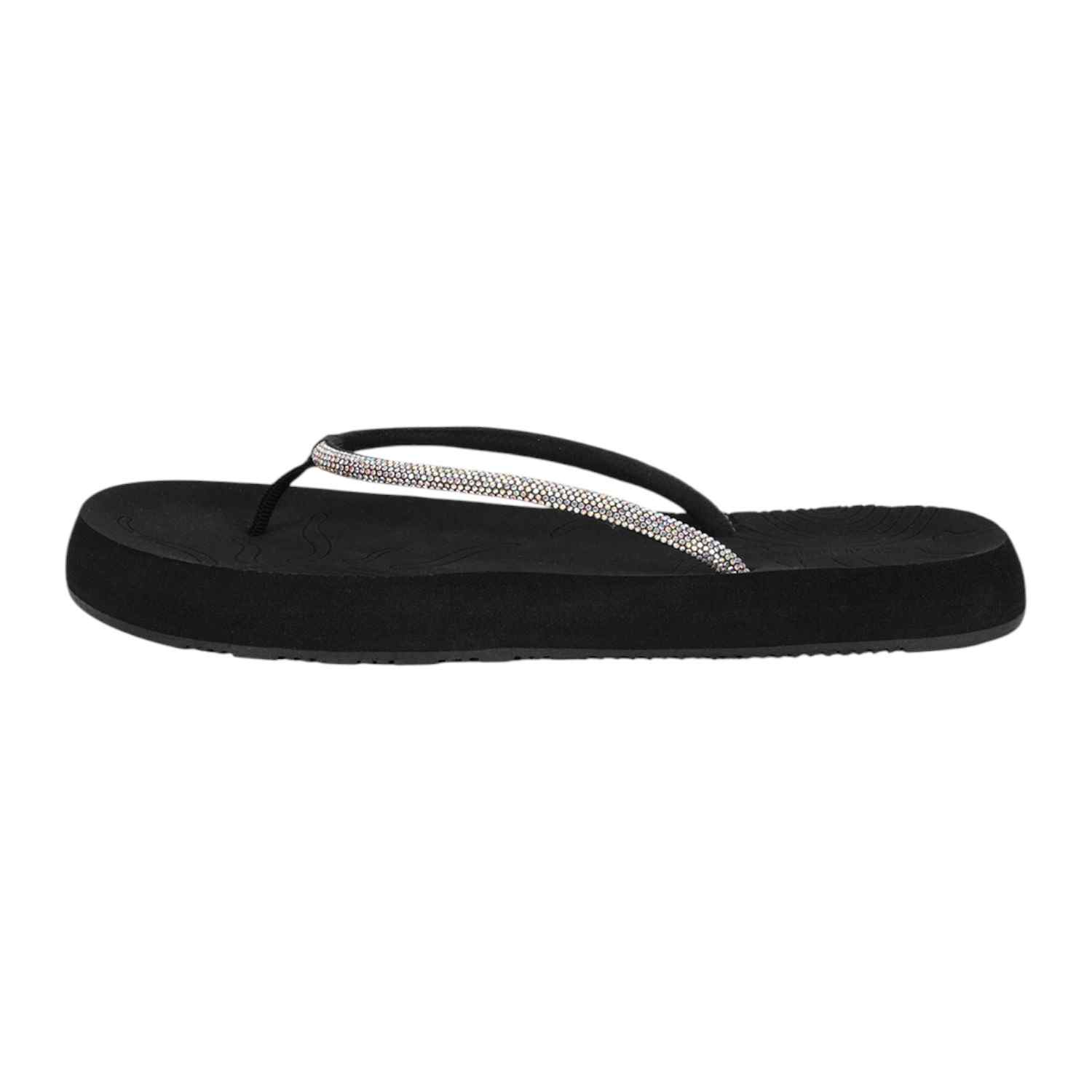 Chupps | Womens Solis Black Casual Slider|4