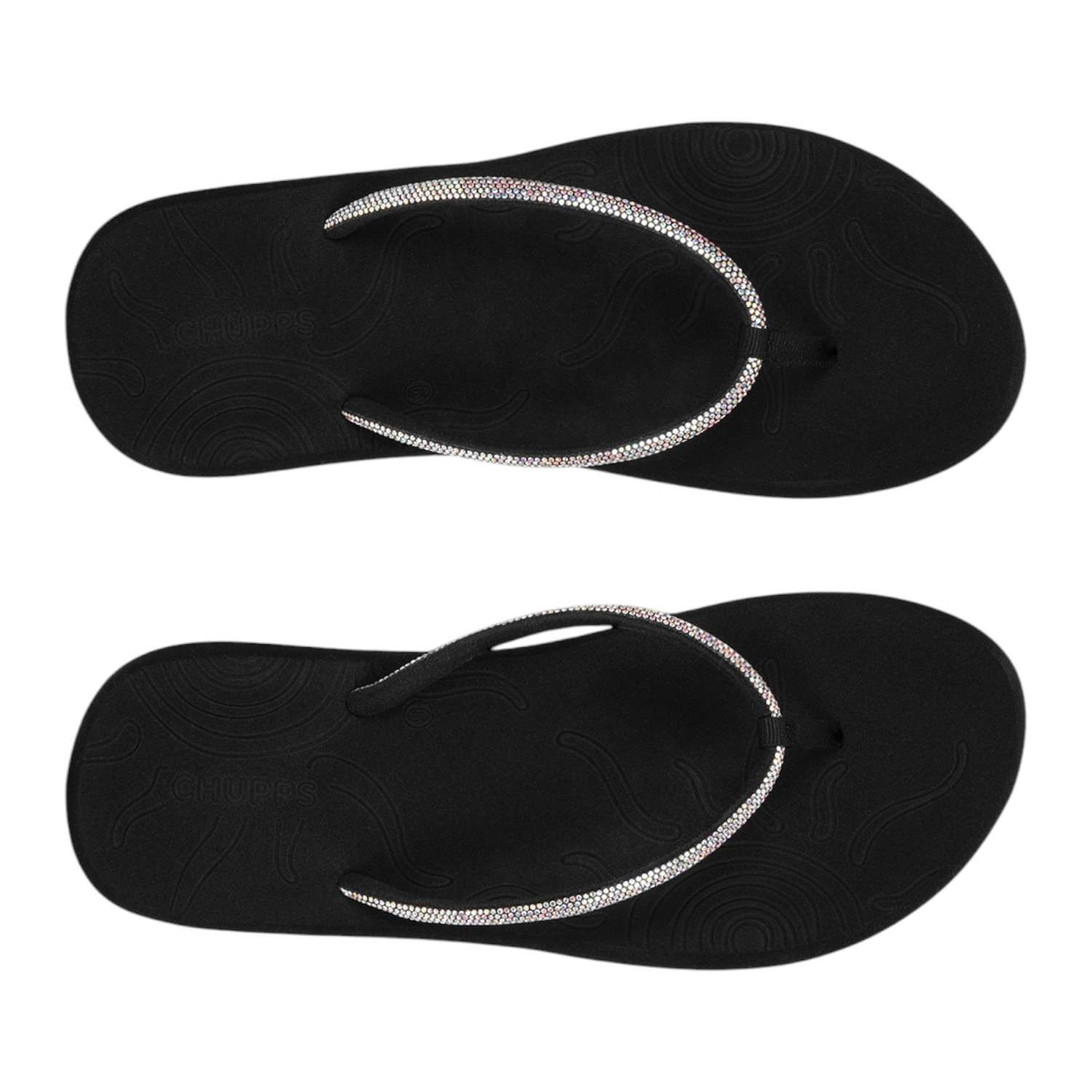 Chupps | Womens Solis Black Casual Slider|9