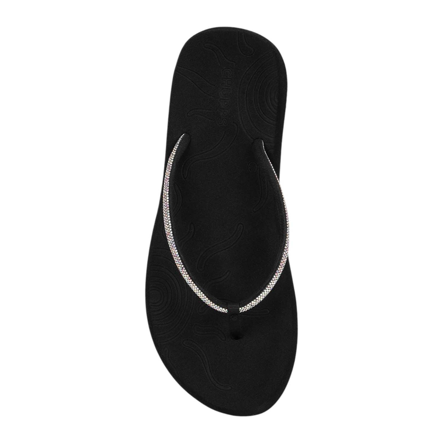 Chupps | Womens Solis Black Casual Slider|6