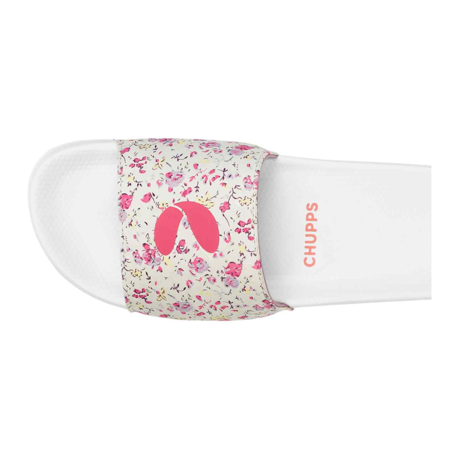 Womens GRACE WHITE PINK Casual Slider