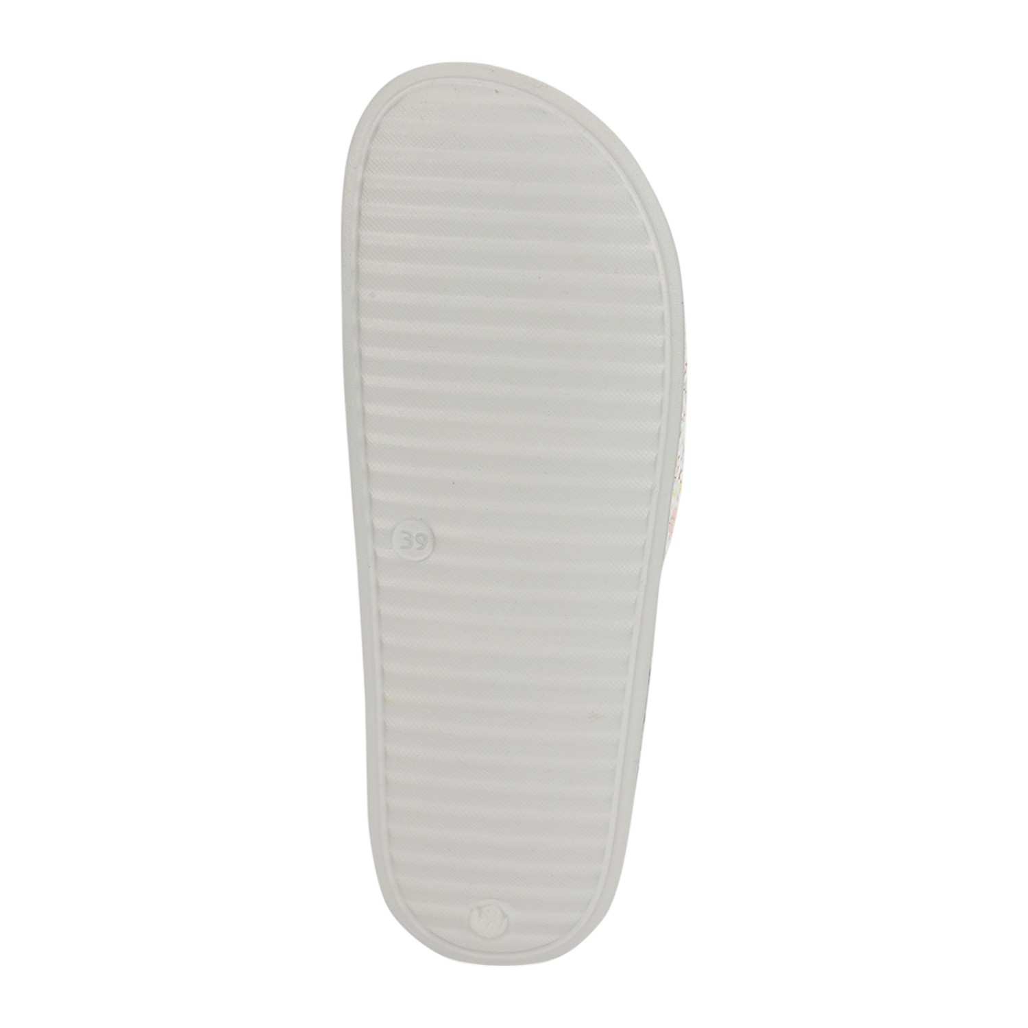 Womens GRACE WHITE YELLOW Casual Slider