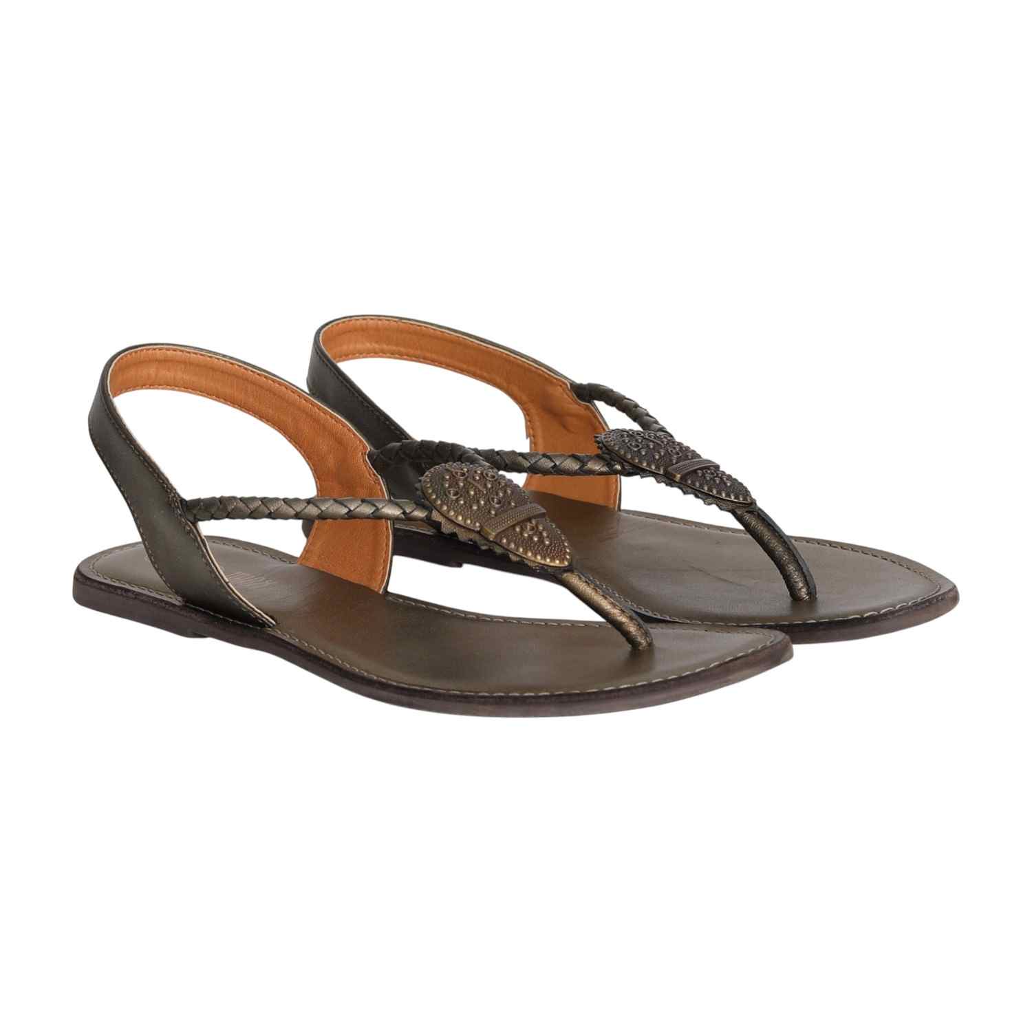 Women's Rustic Radiance Braided Thong Sandal