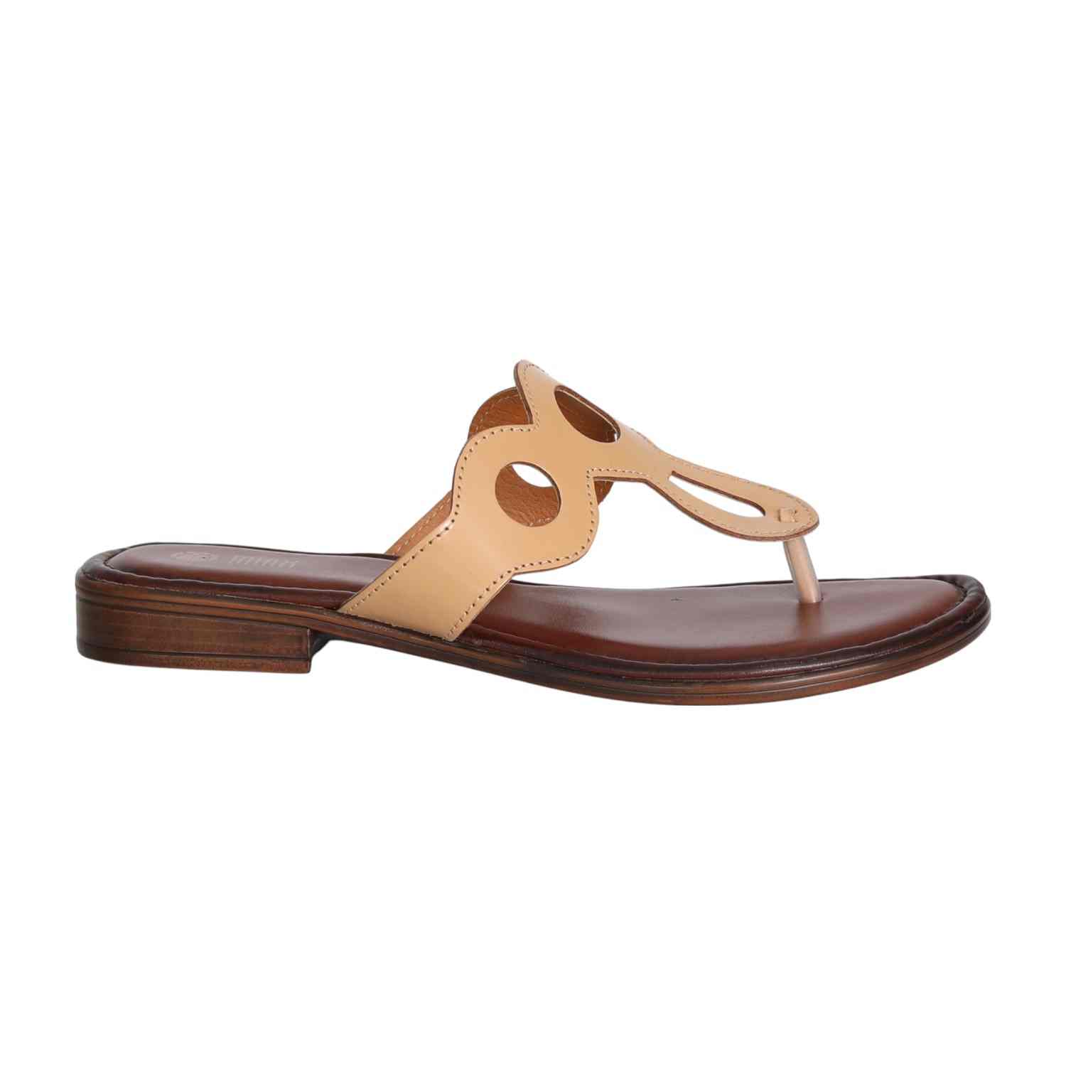 Women's Cream Cascade Cut-Out Slip-On Flats