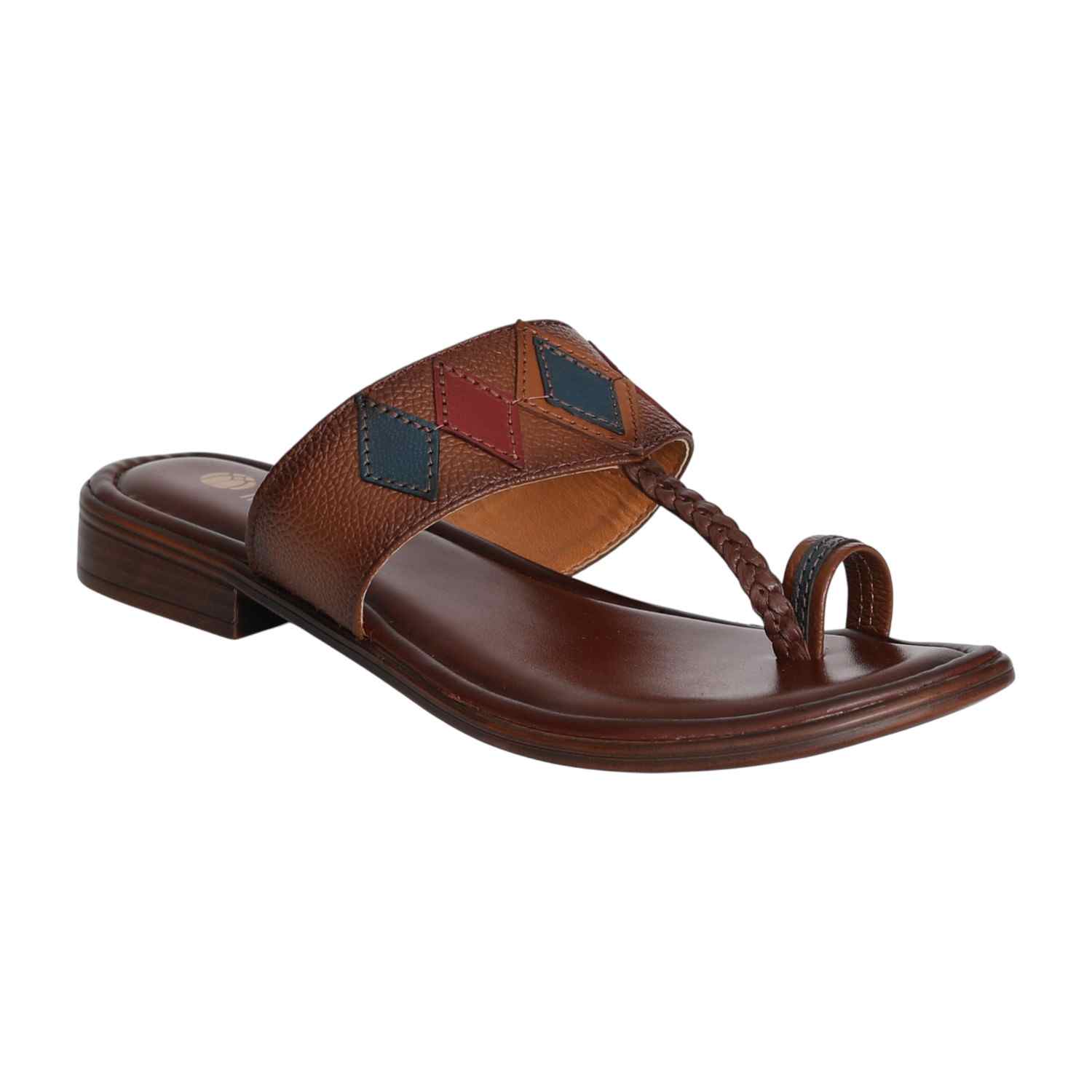 Women's  Artisan Burnt Sienna Toe Ring  Sandal