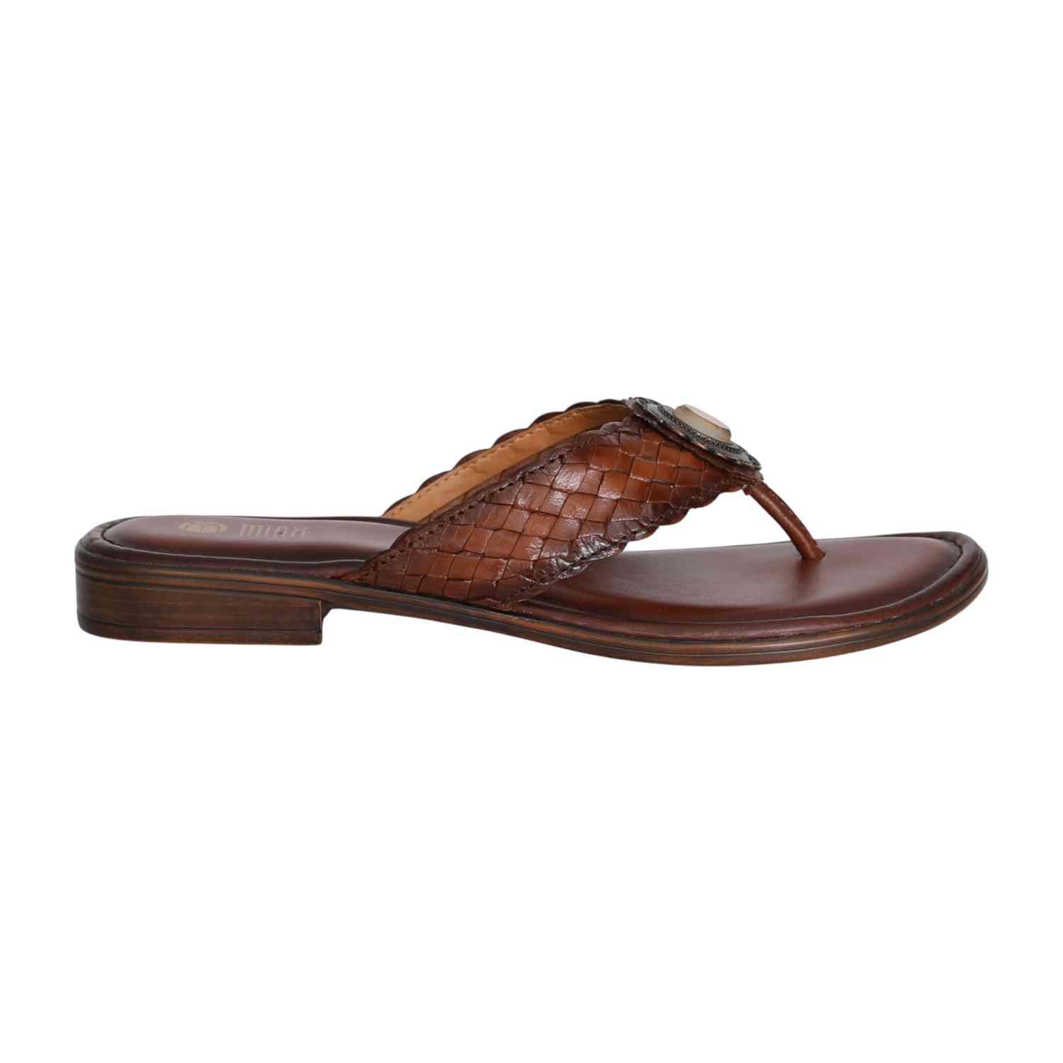 Women's Chestnut Grace Braided Heel Sandal