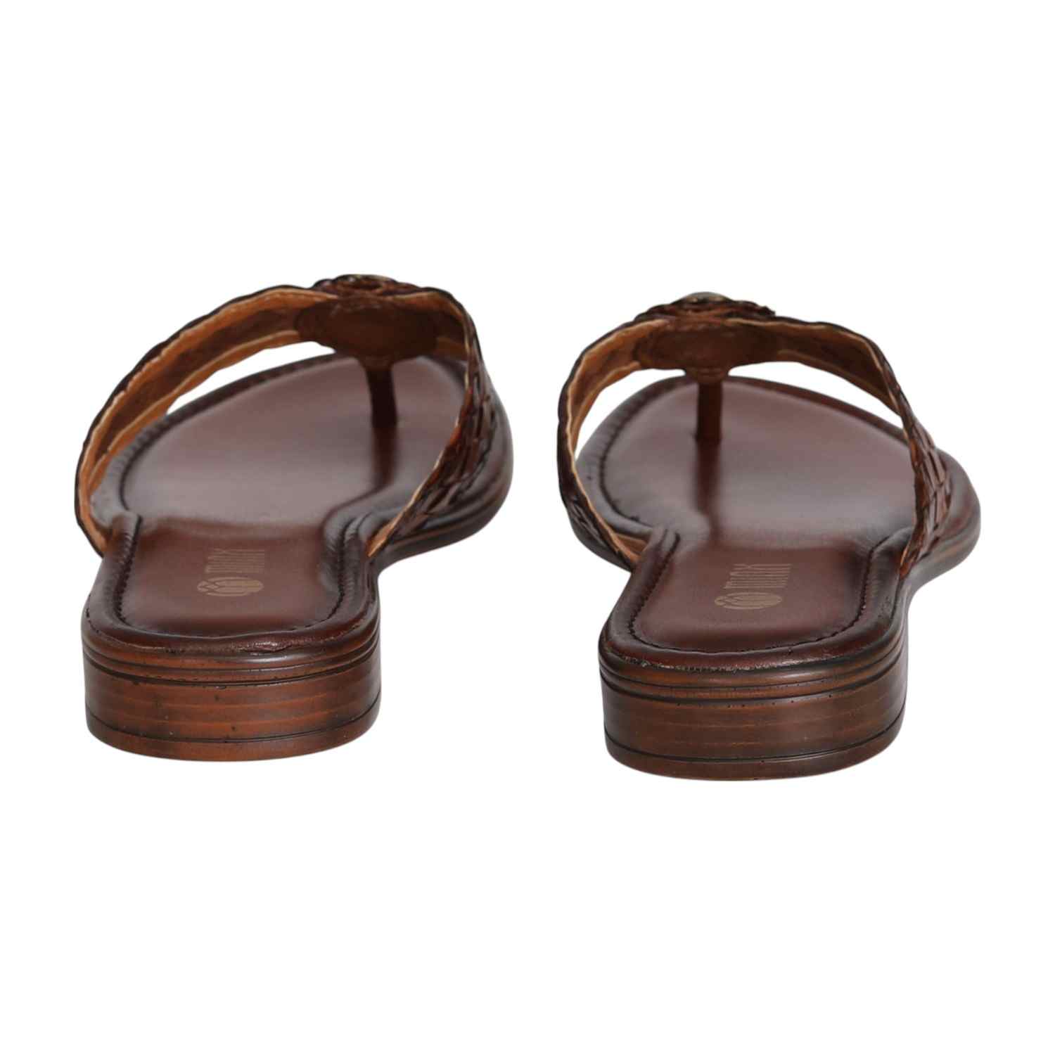 Women's Chestnut Grace Braided Heel Sandal