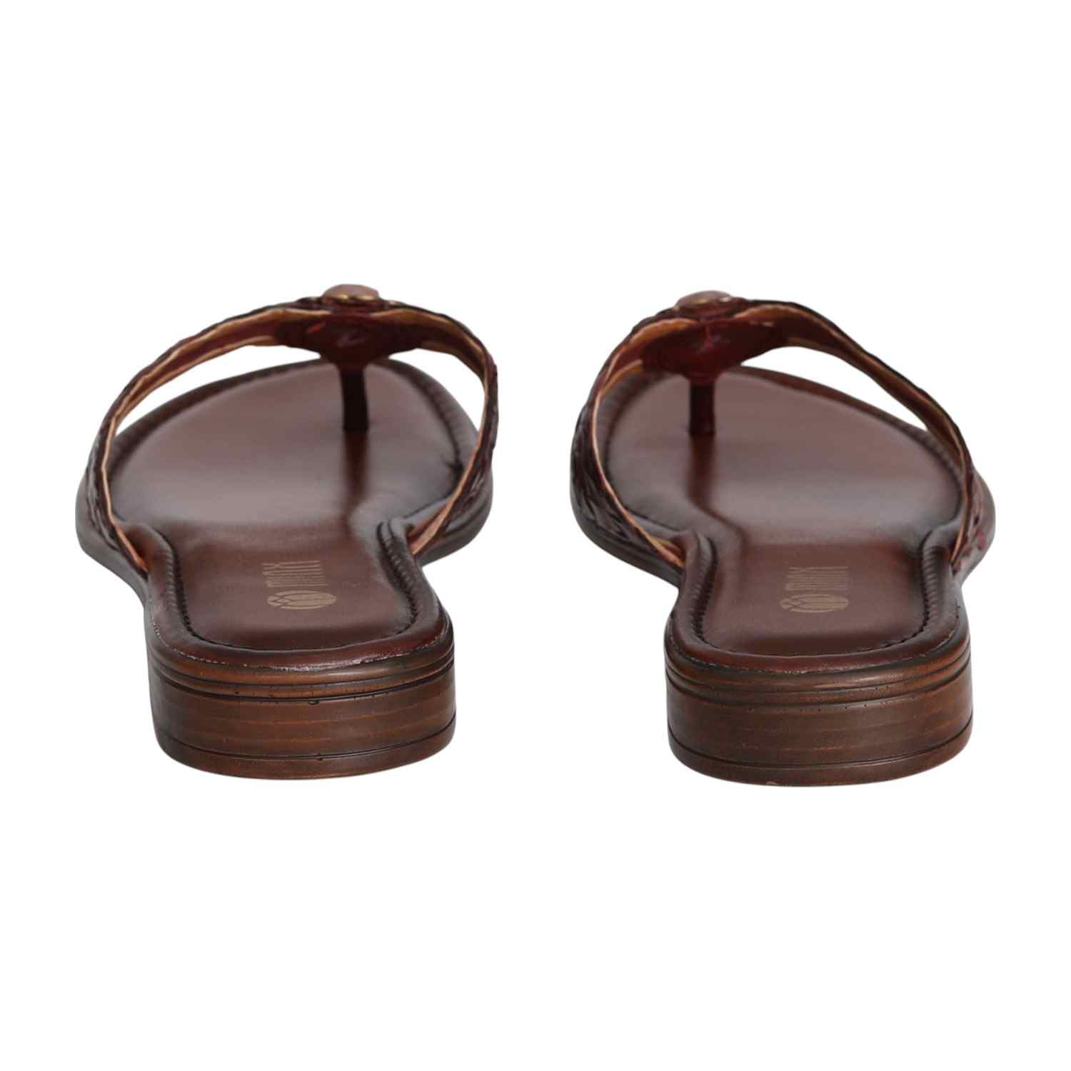 Women's Crimson Crest Braided Heel Sandal
