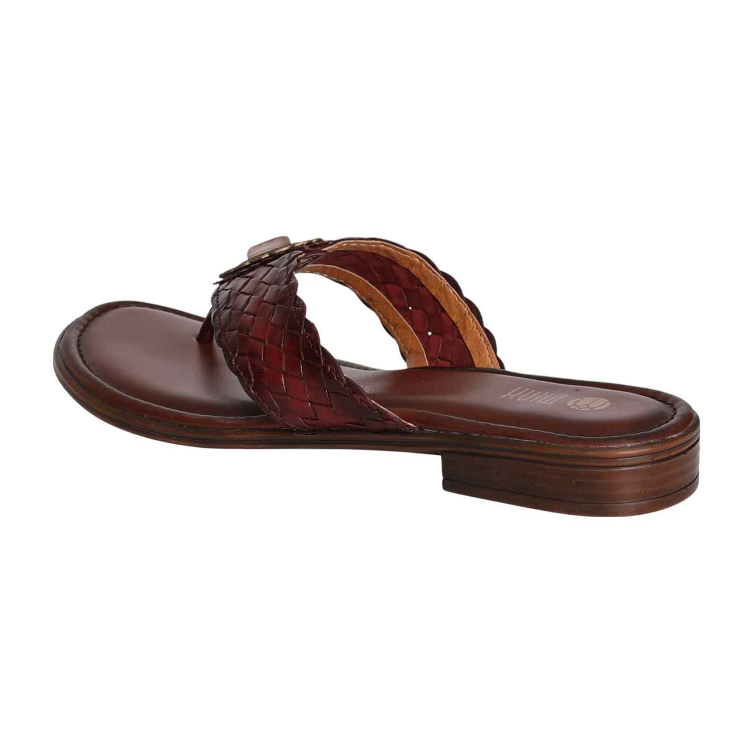 Women's Crimson Crest Braided Heel Sandal