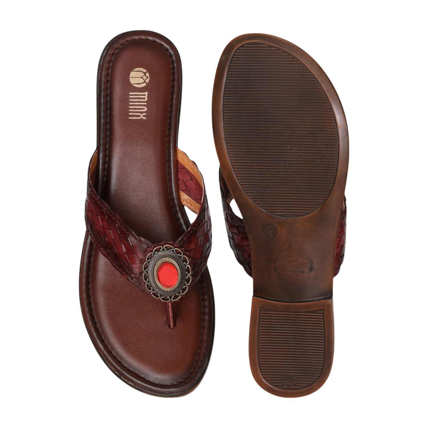 Women's Crimson Crest Braided Heel Sandal