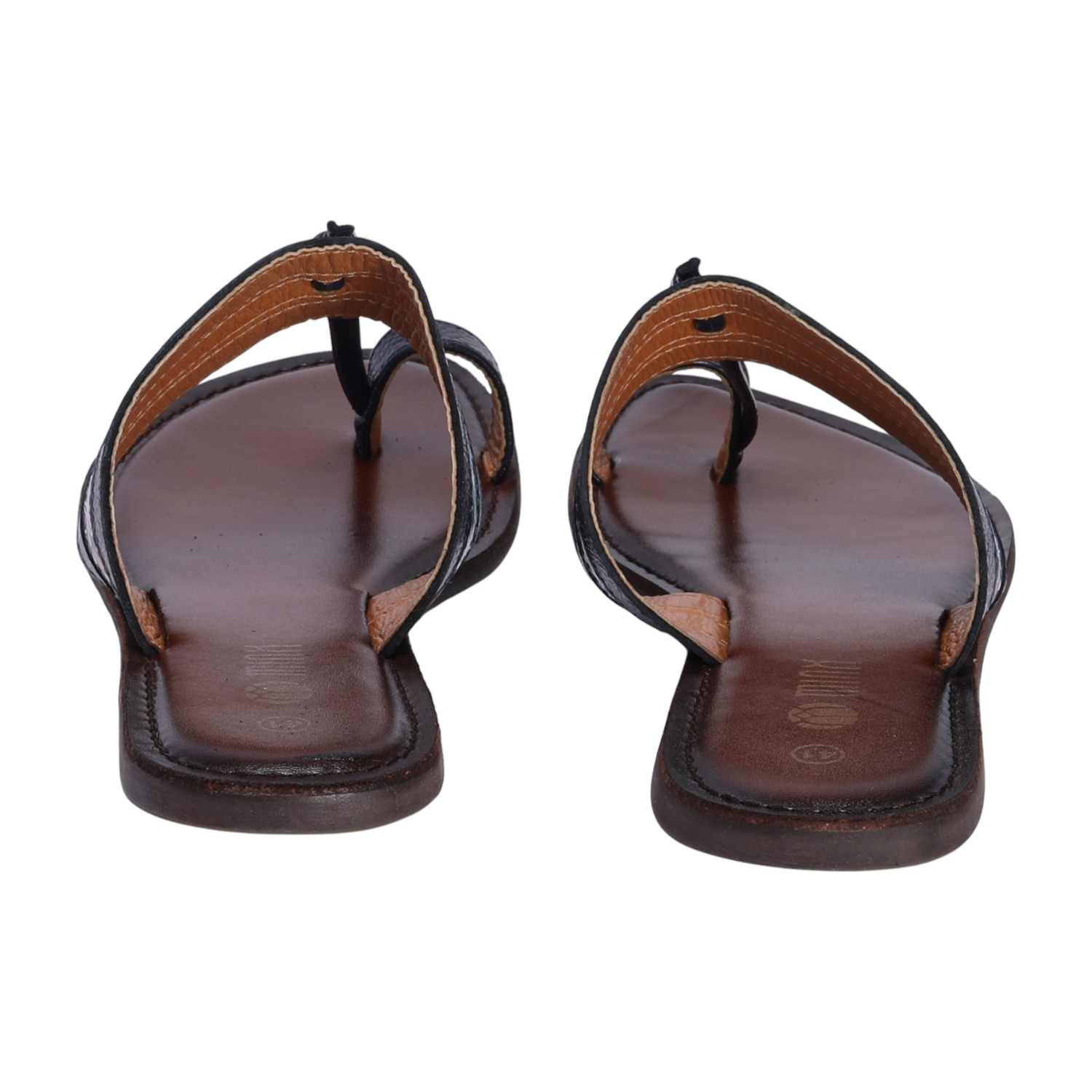 Navy Blue Kolhapuris for Women