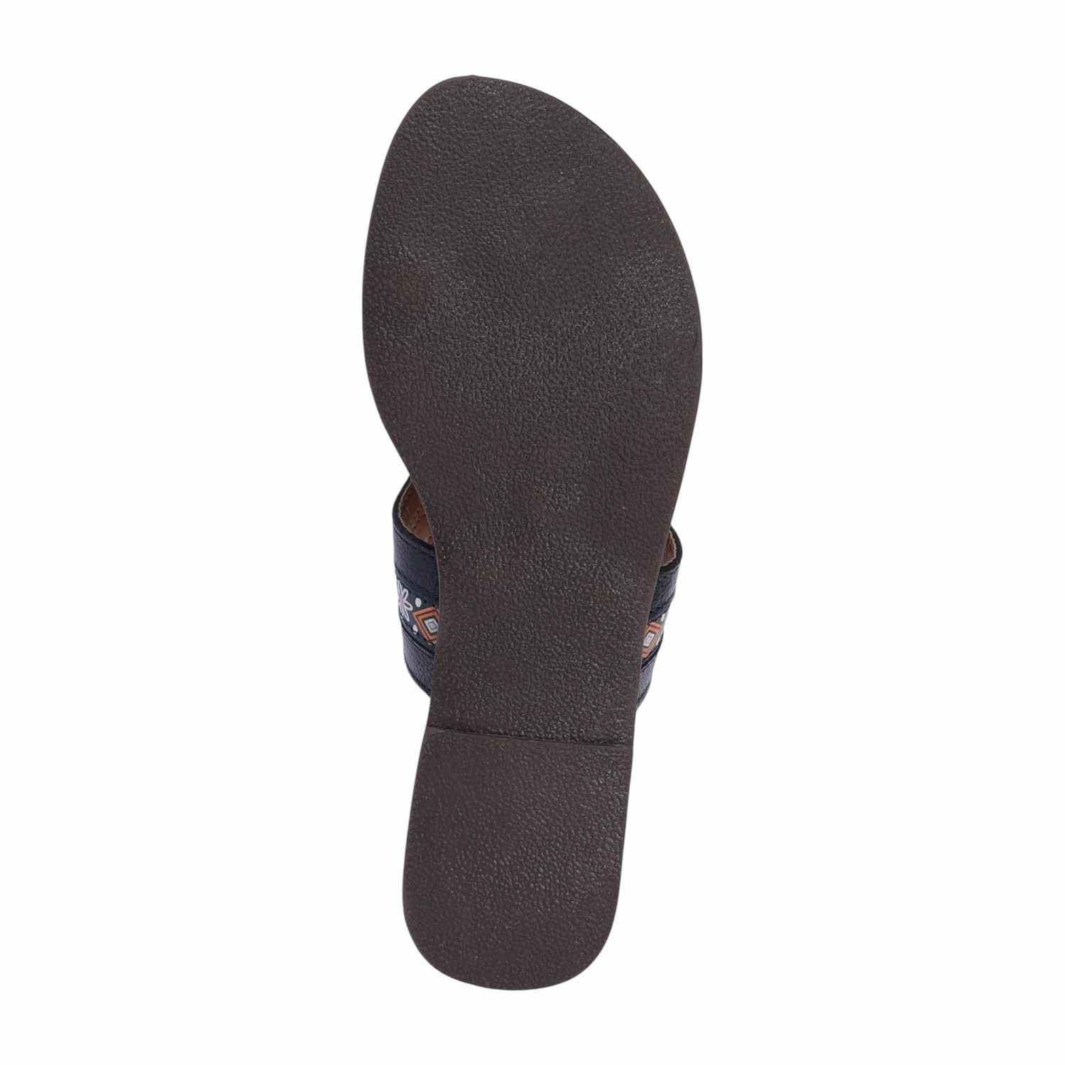 Navy Blue Kolhapuris for Women