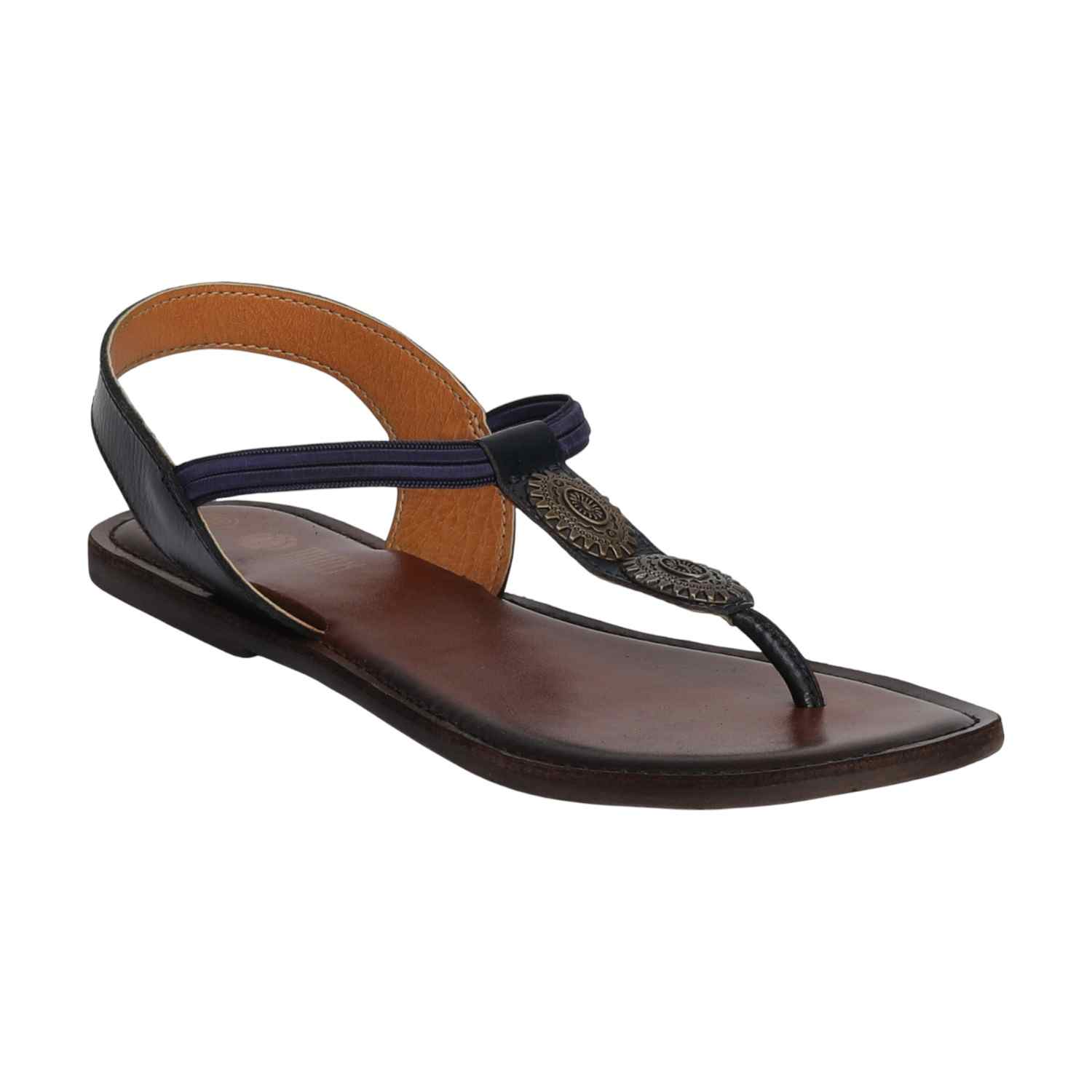 Navy Blue Casual Flats for Women