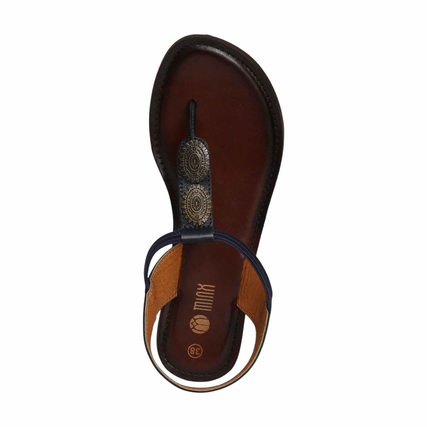 Navy Blue Casual Flats for Women