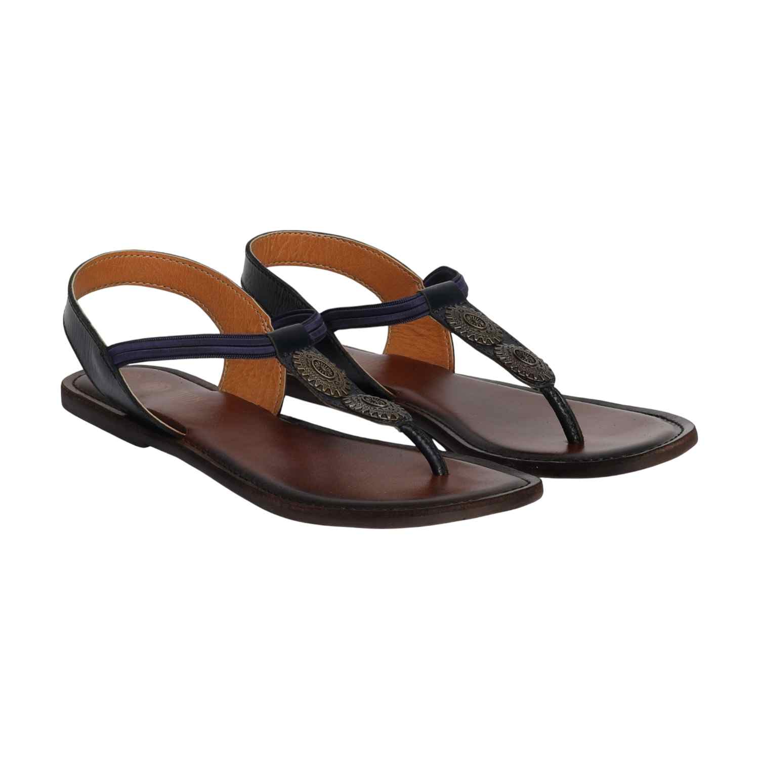 Navy Blue Casual Flats for Women