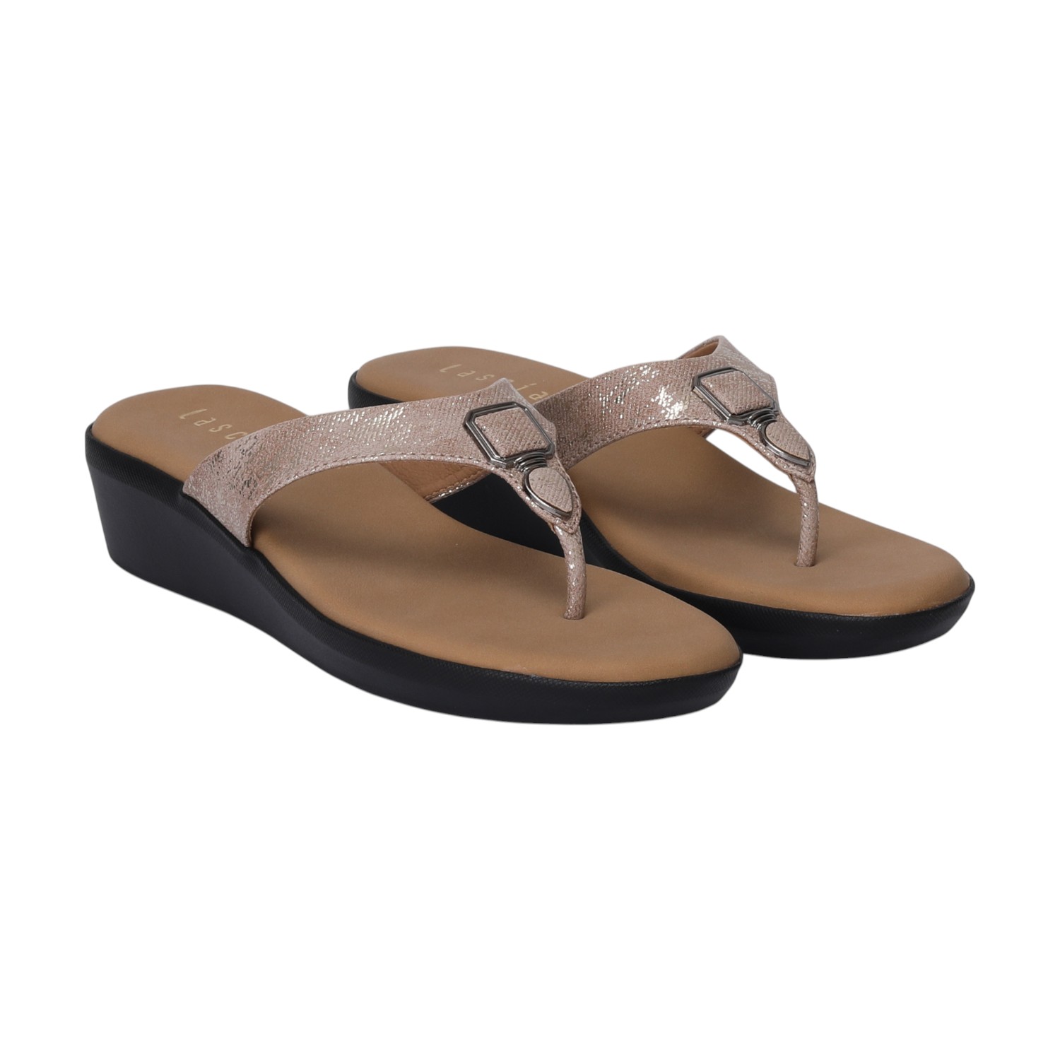 Chickoo Coloured Casual Wedges for Women