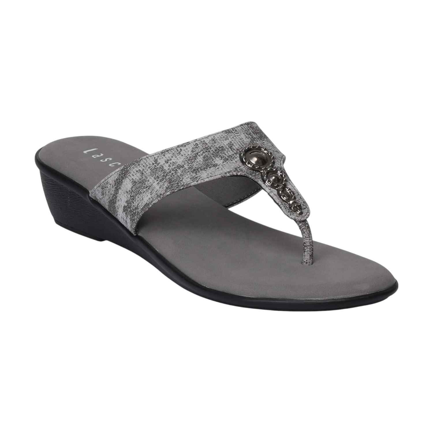 Grey Casual Wedges for Women