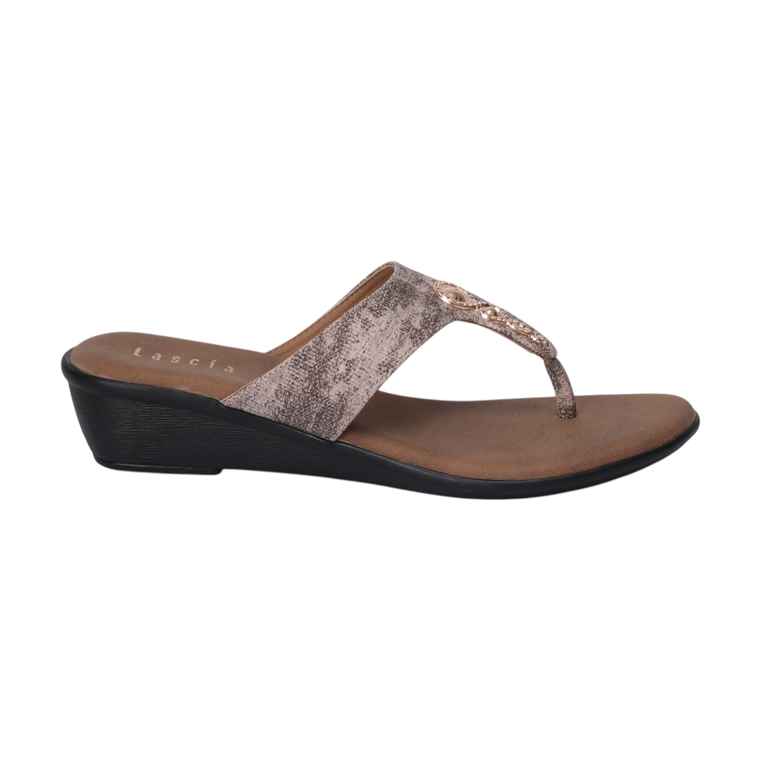 Beige Casual Wedges for Women