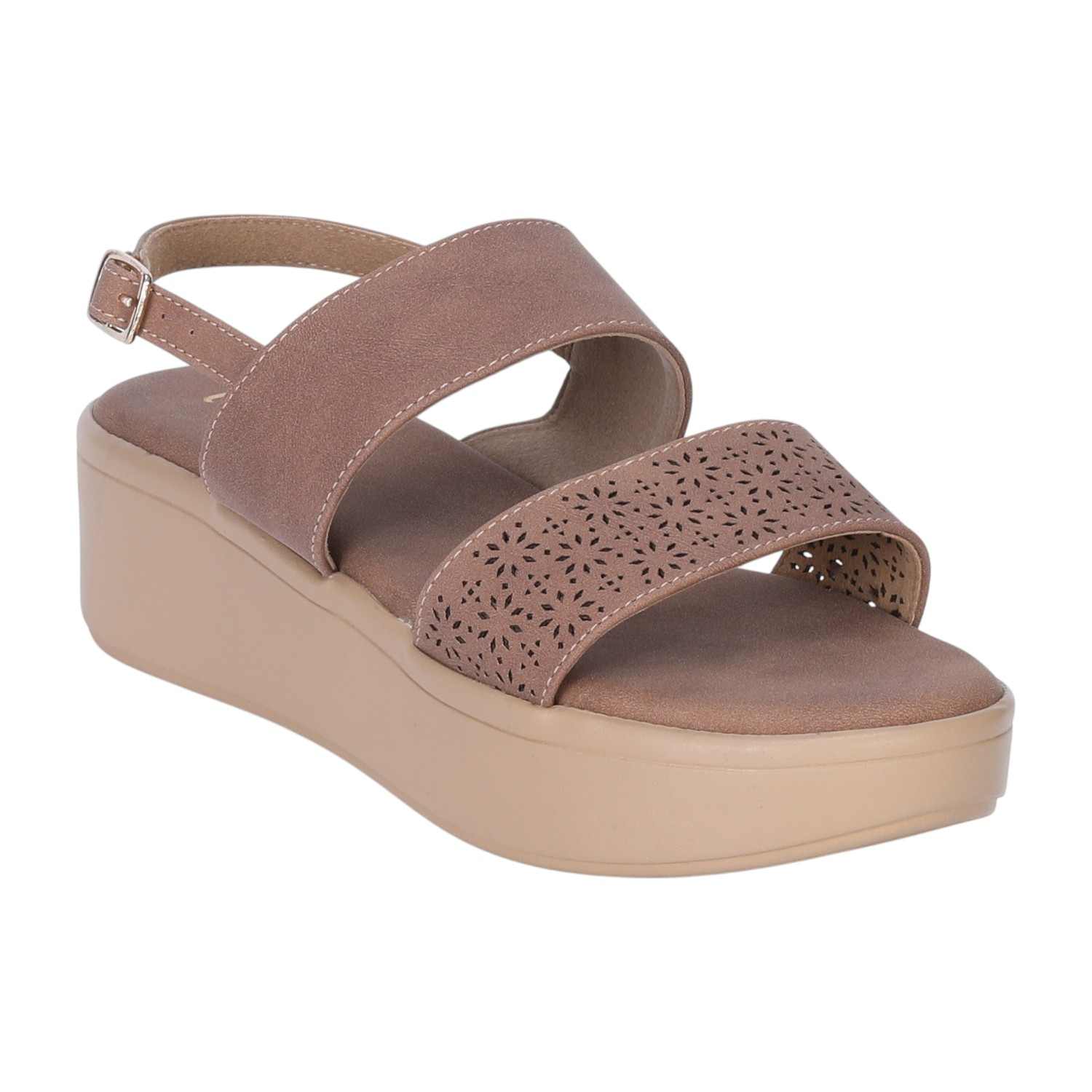 Brown Casual Wedge Sandals for Women