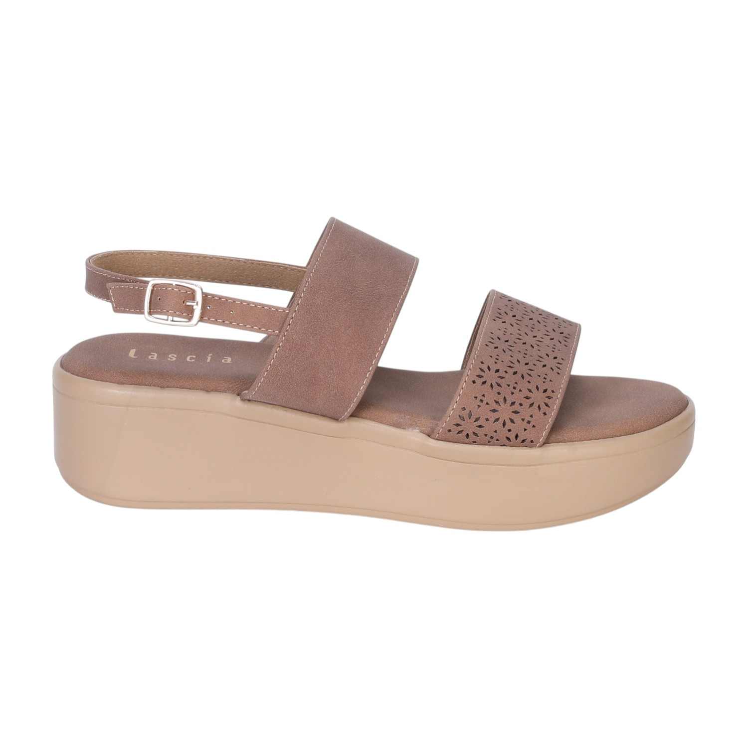 Brown Casual Wedge Sandals for Women