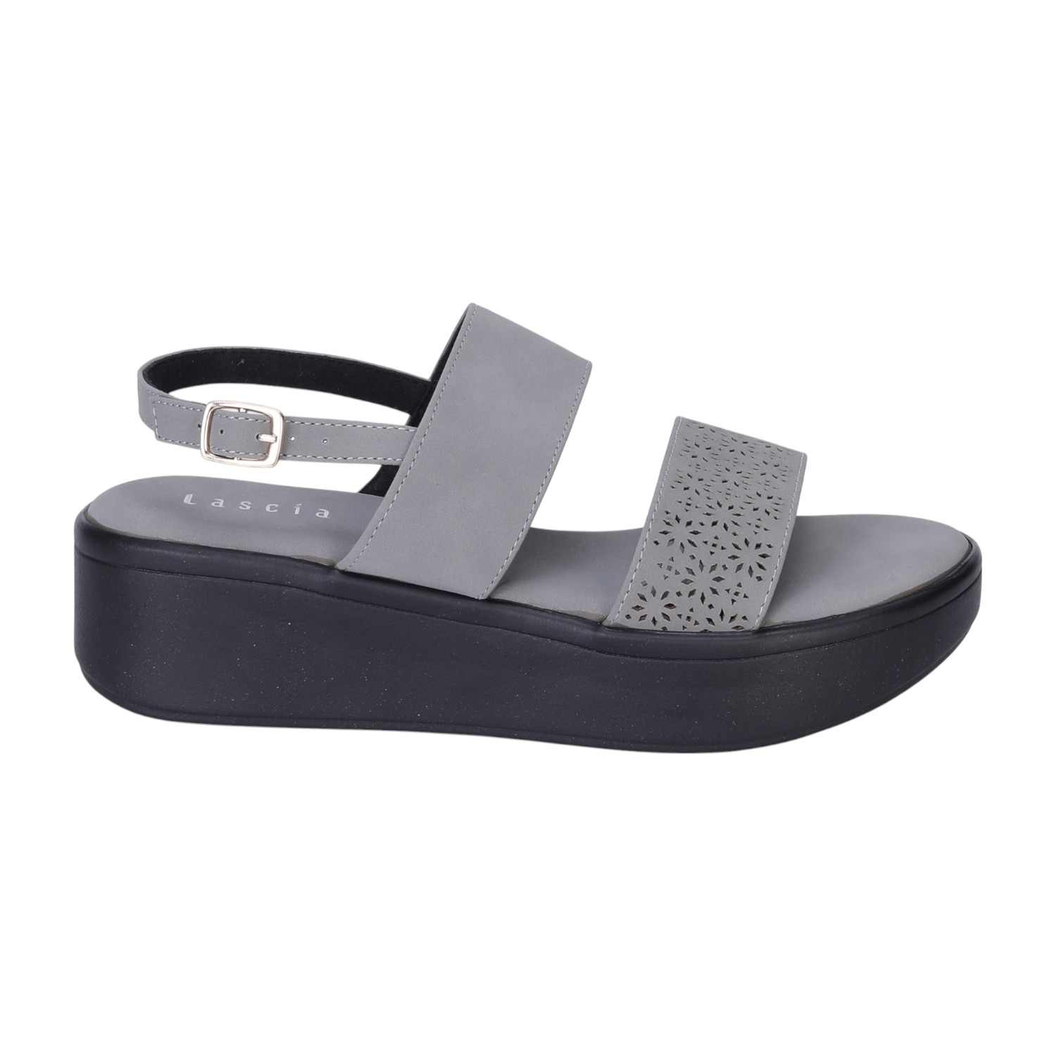 Black Casual Wedge Sandals for Women