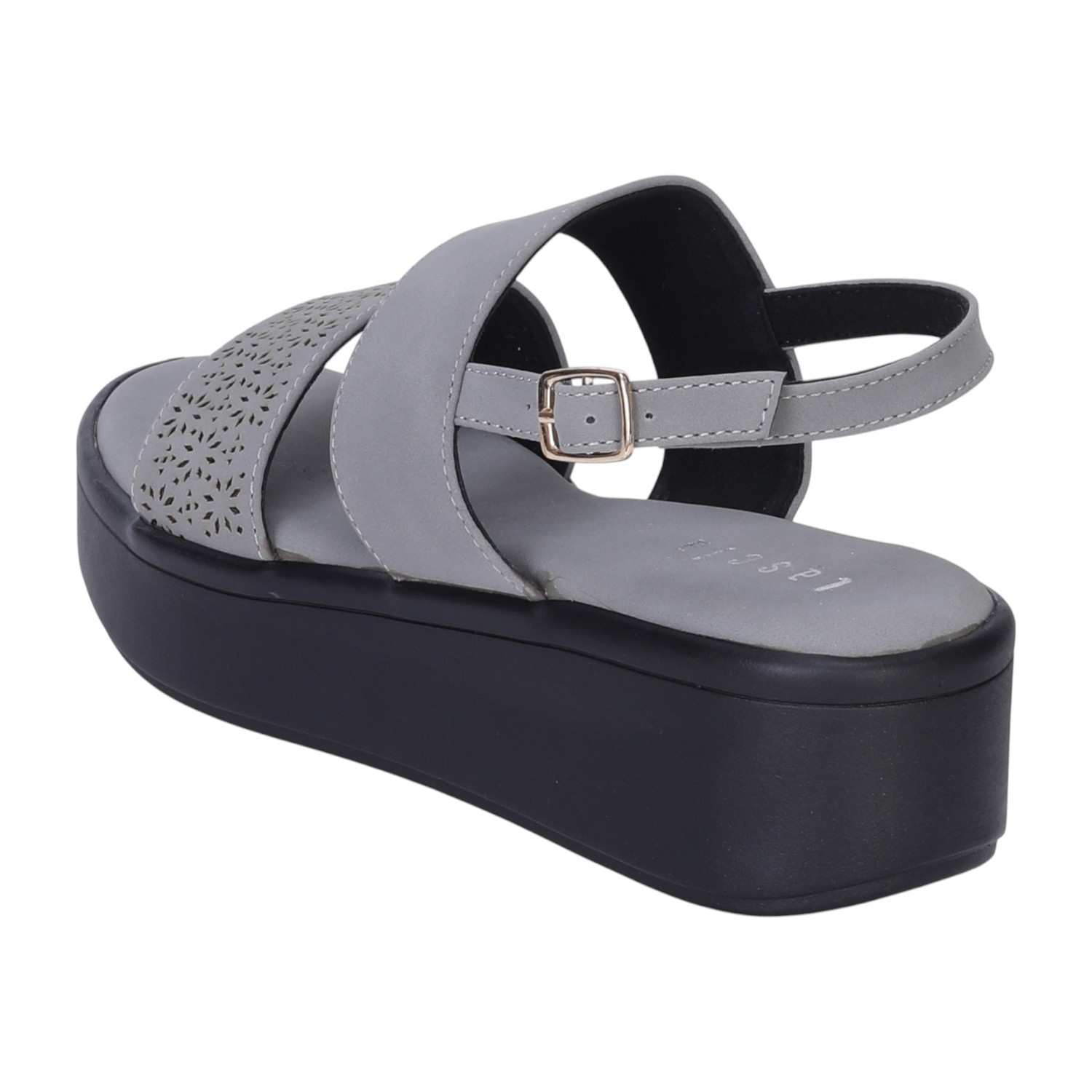 Black Casual Wedge Sandals for Women