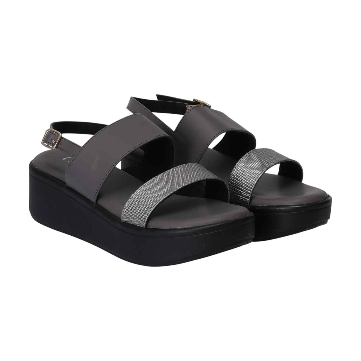Grey Casual Wedges for Women