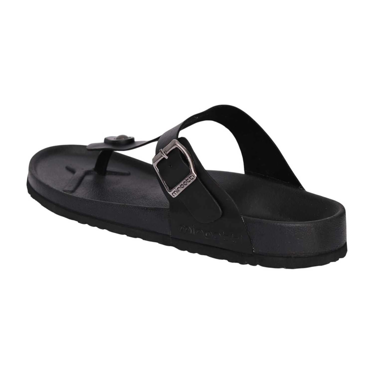 Men Black Classic Comfort Sandal
