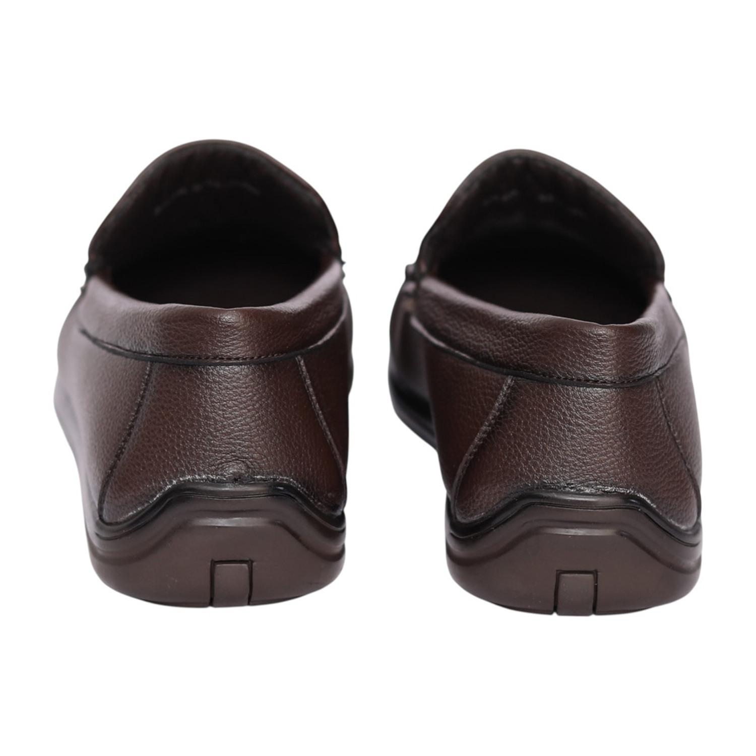 Men Brown Classic Horsebit Loafers