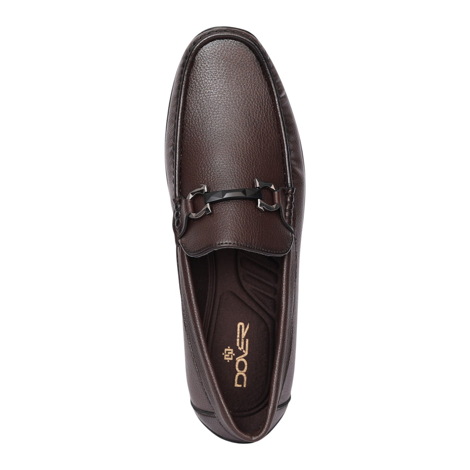 Men Brown Classic Horsebit Loafers