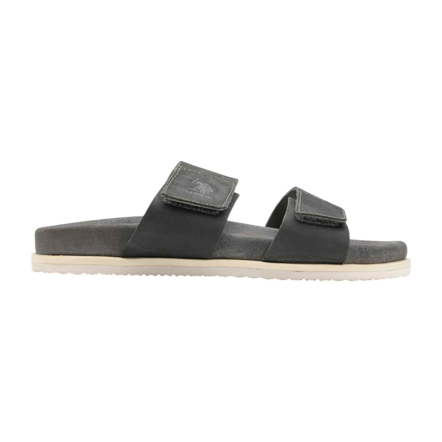 Men Griz Velcro Slippers