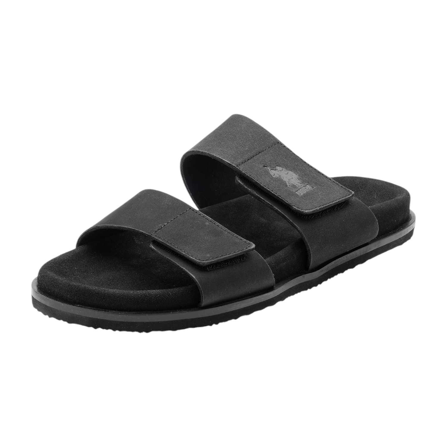 Men Griz Velcro Slippers