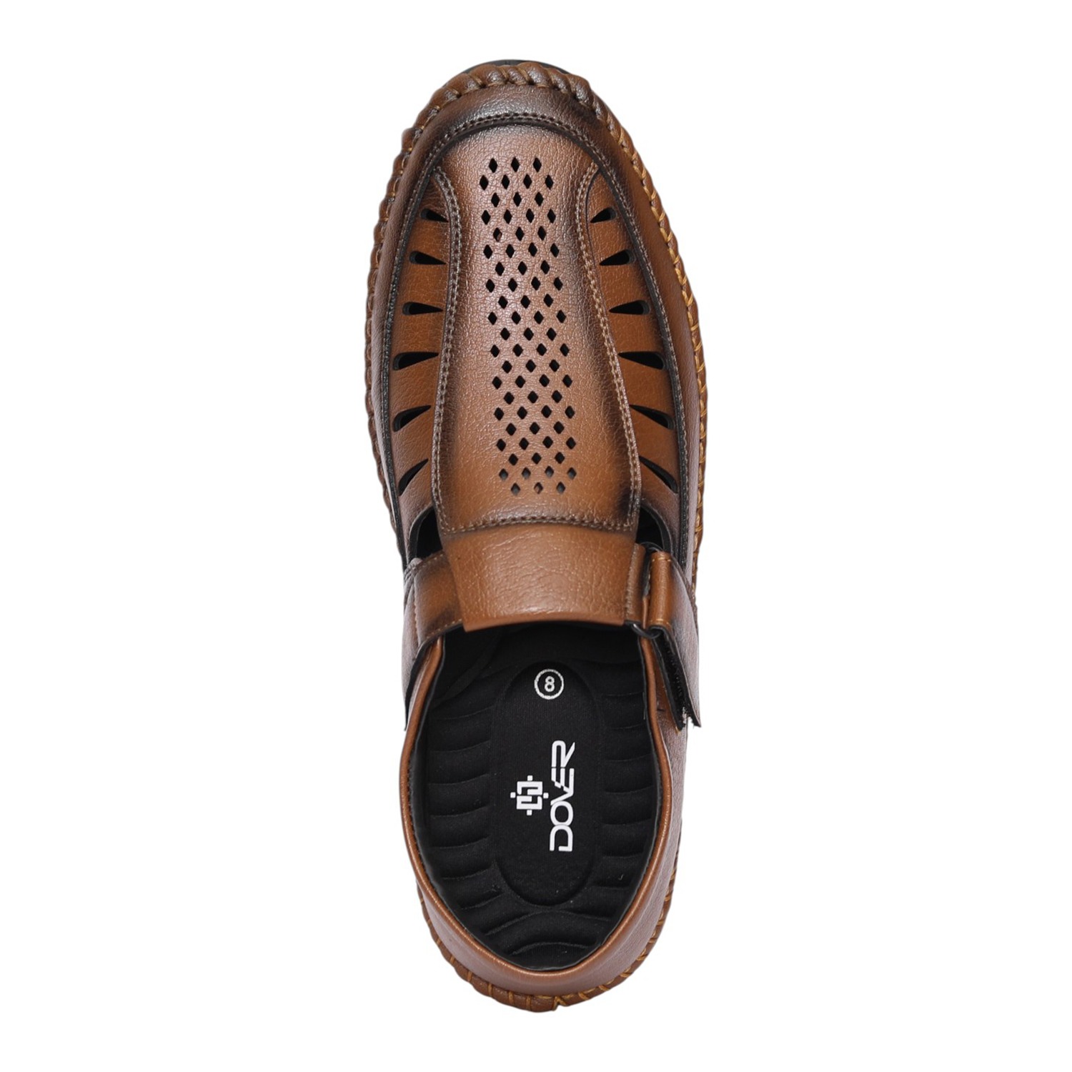 Men Tan Handcrafted Leather Casual Shoes