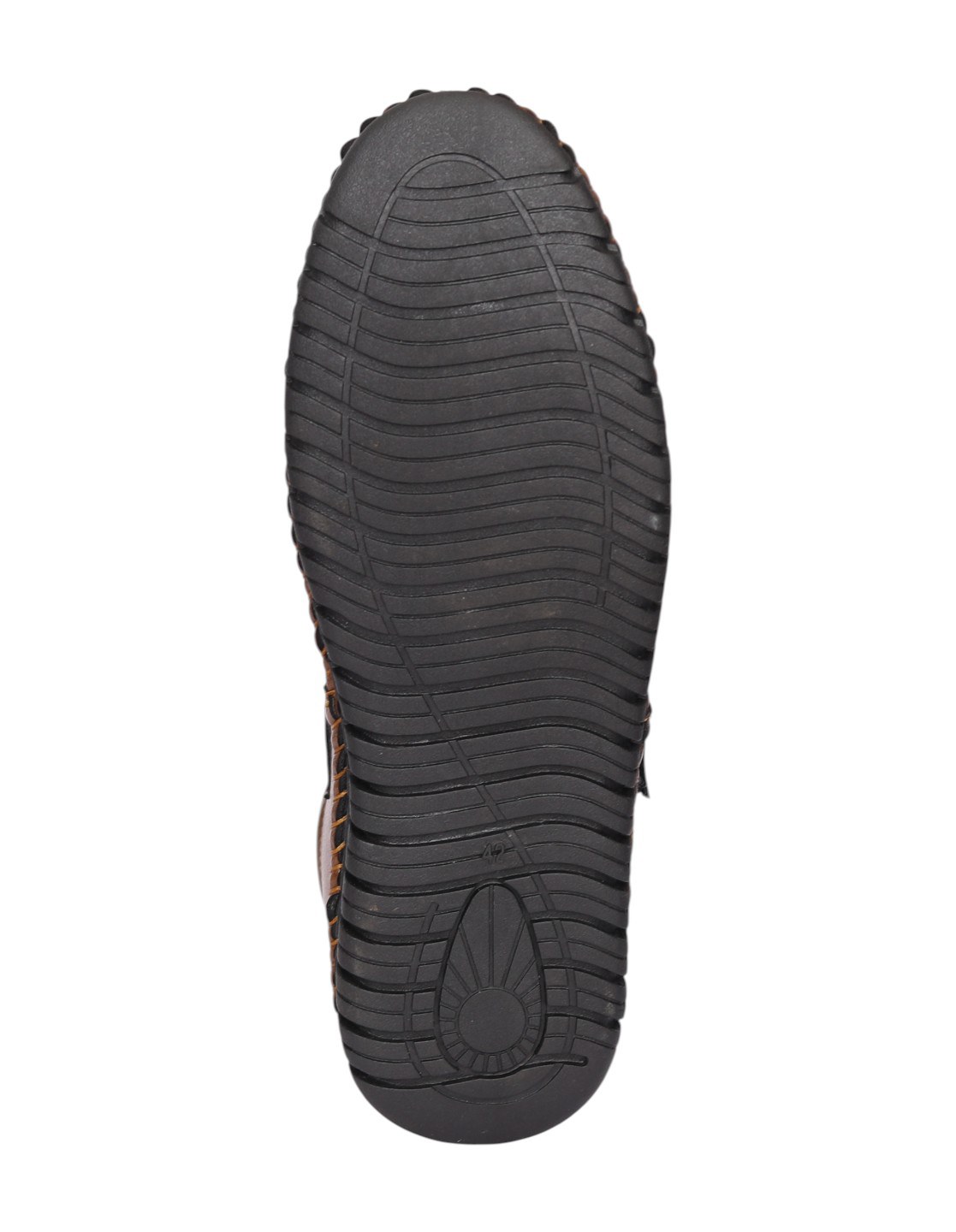 Men Tan Handcrafted Leather Casual Shoes