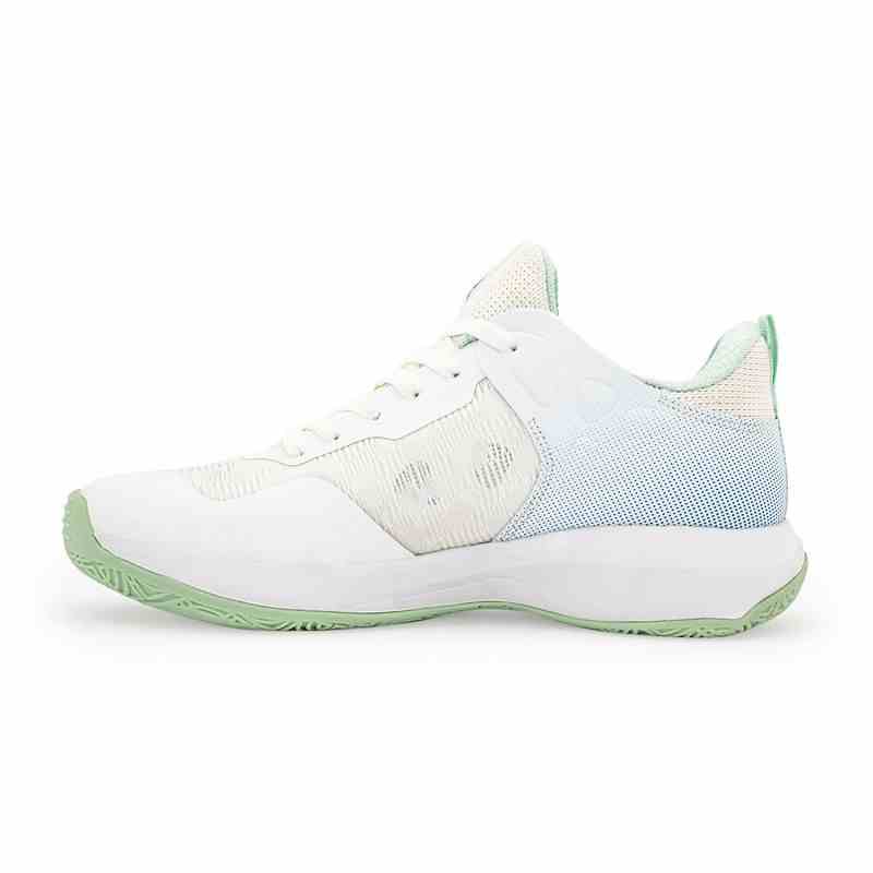 Men’s White and Mint Green Athleisure Shoes
