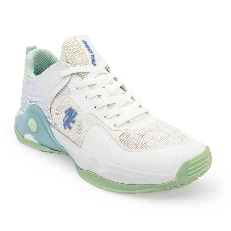 Men’s White and Mint Green Athleisure Shoes