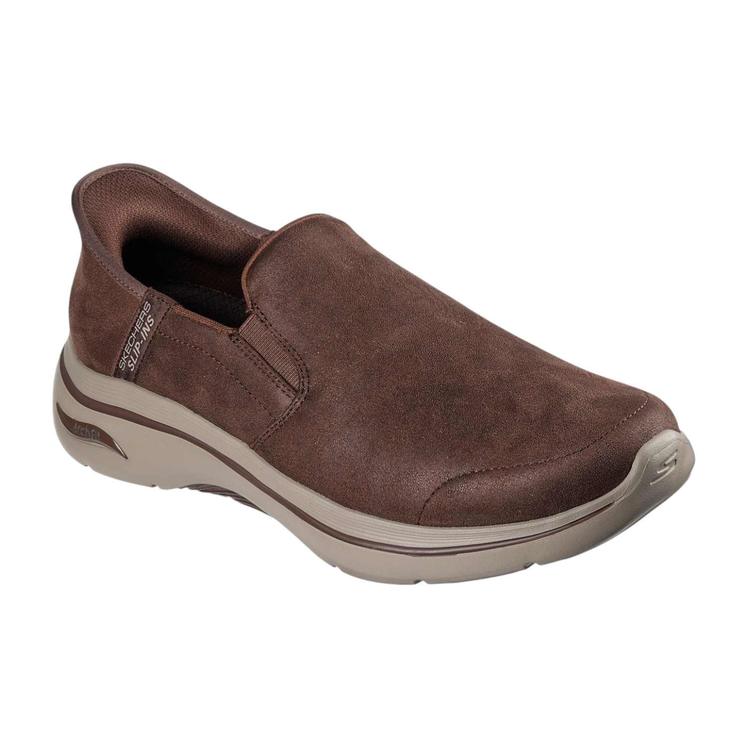 Men Brown Go Walk Arch Fit 2.0 - Quest
