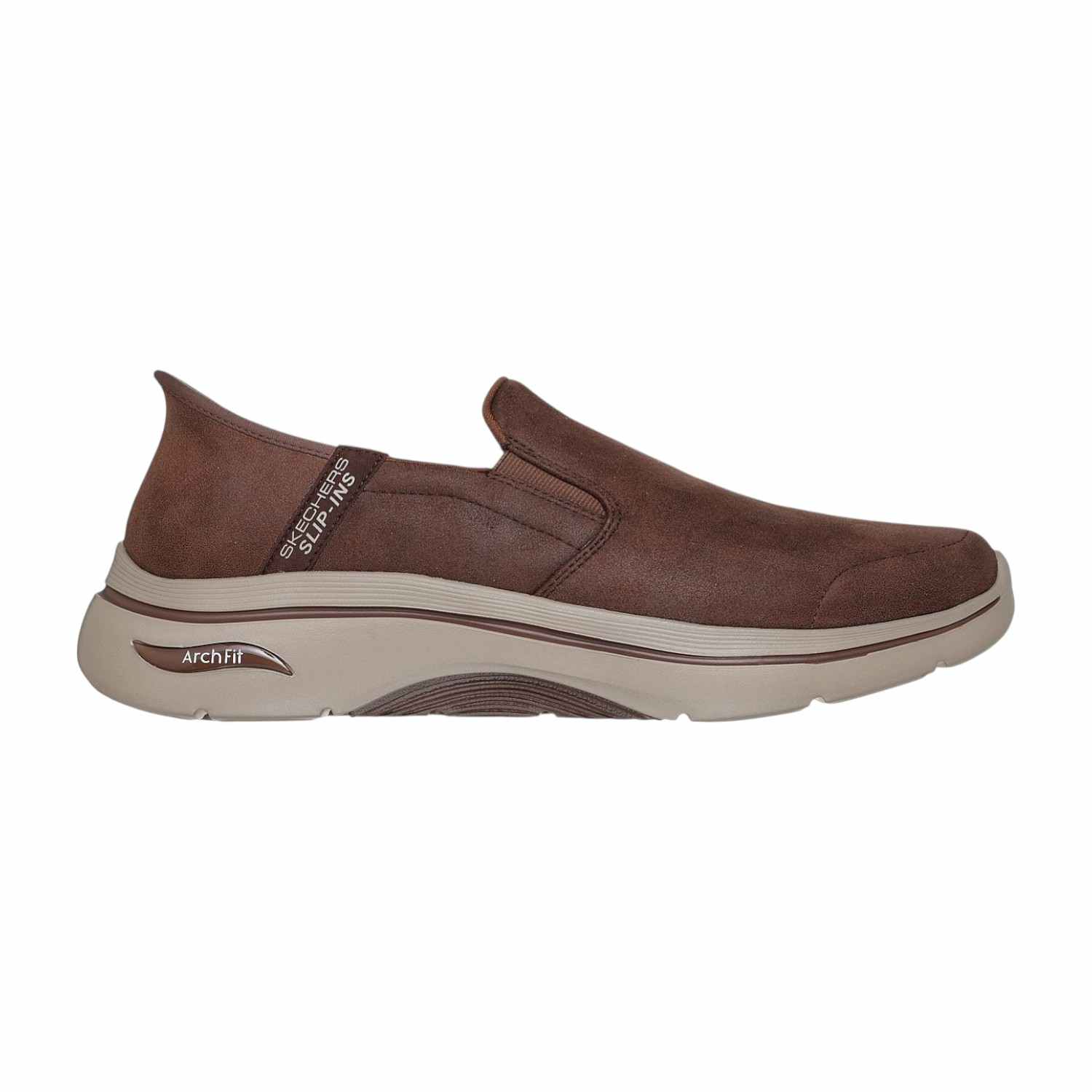 Men Brown Go Walk Arch Fit 2.0 - Quest