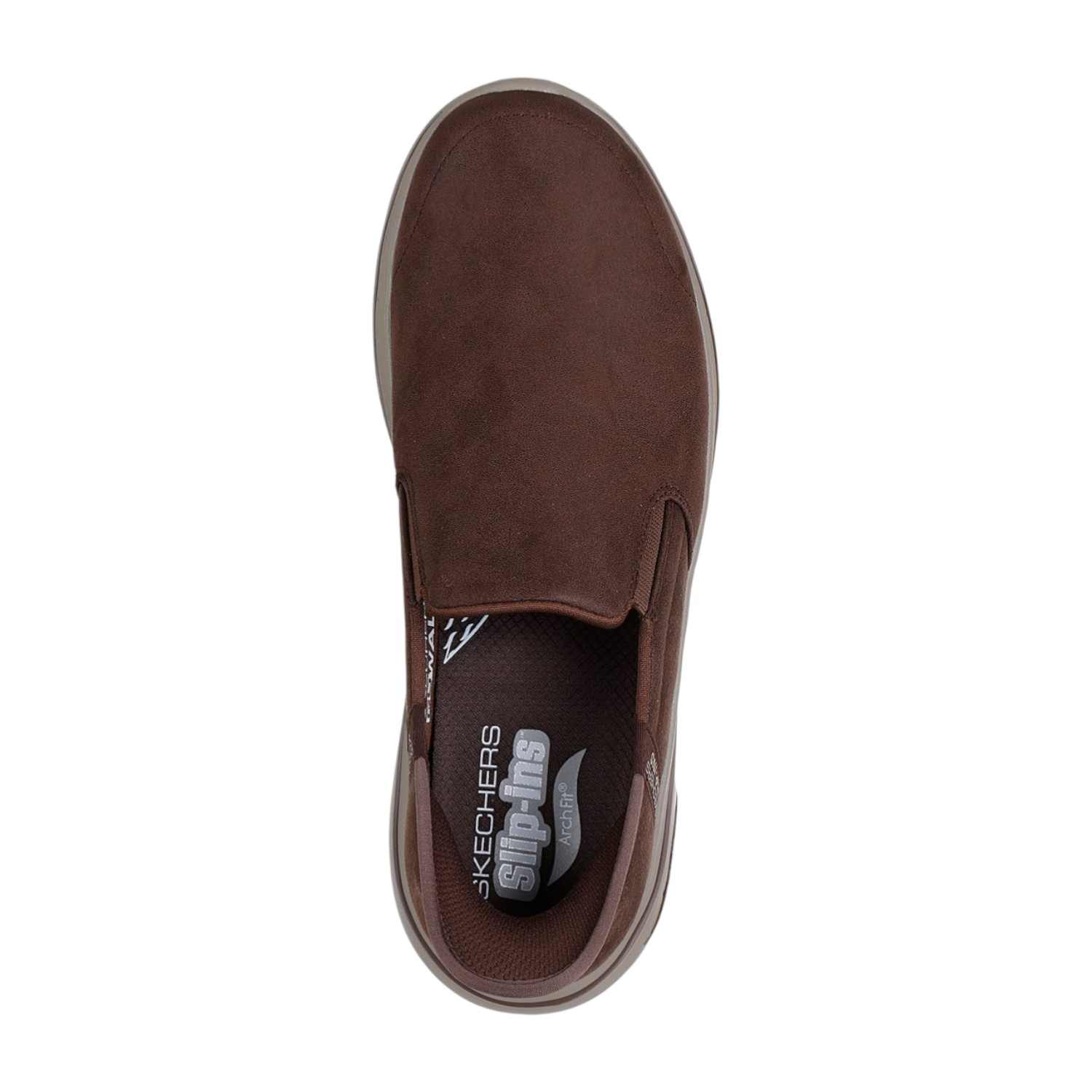Men Brown Go Walk Arch Fit 2.0 - Quest