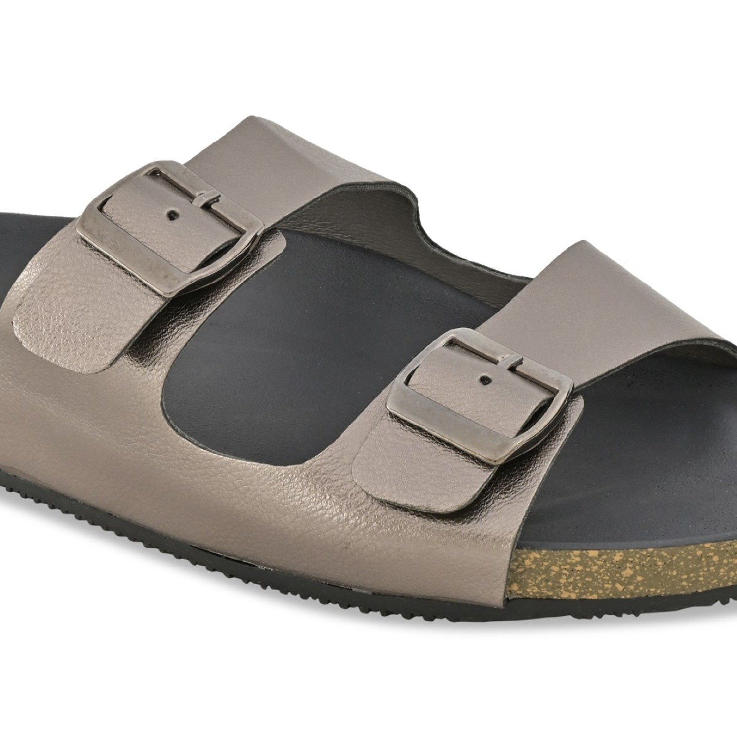 Women Open Toe Double Strap Flats