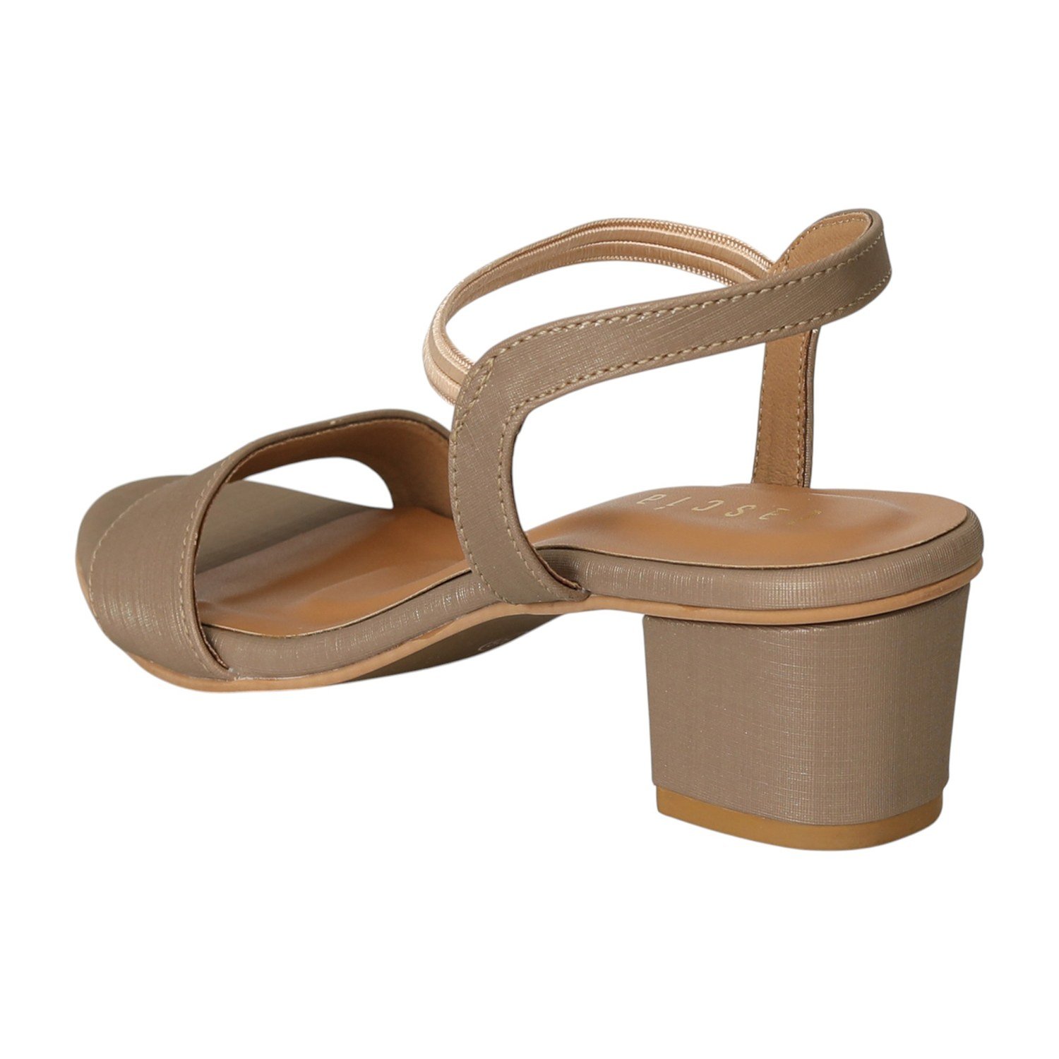 Women SoftTan Glow Block Sandals