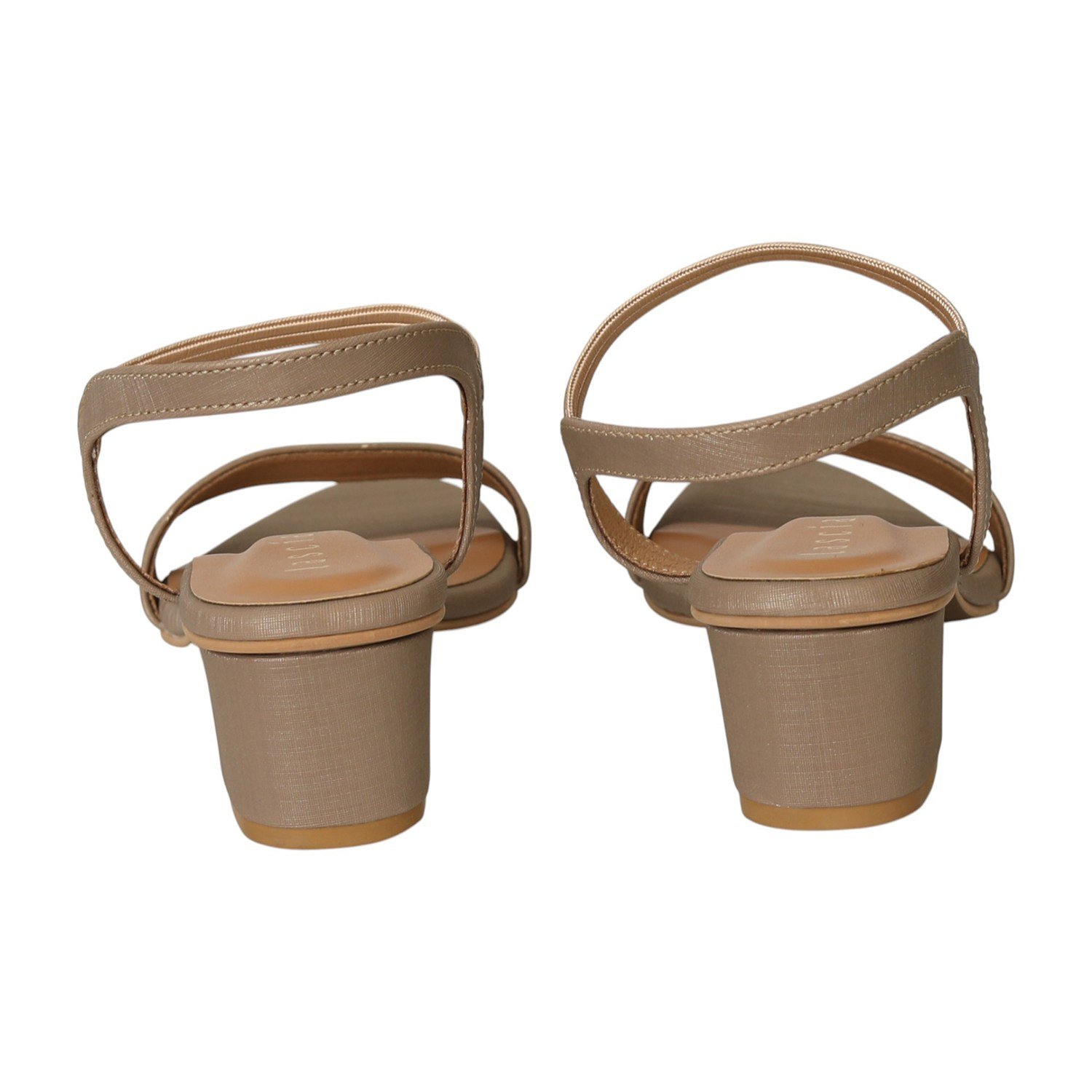 Women SoftTan Glow Block Sandals
