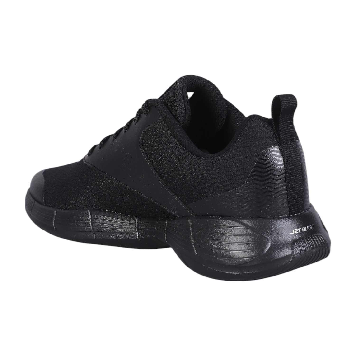 Jet Blast Running Storm - Men Black Running Shoes