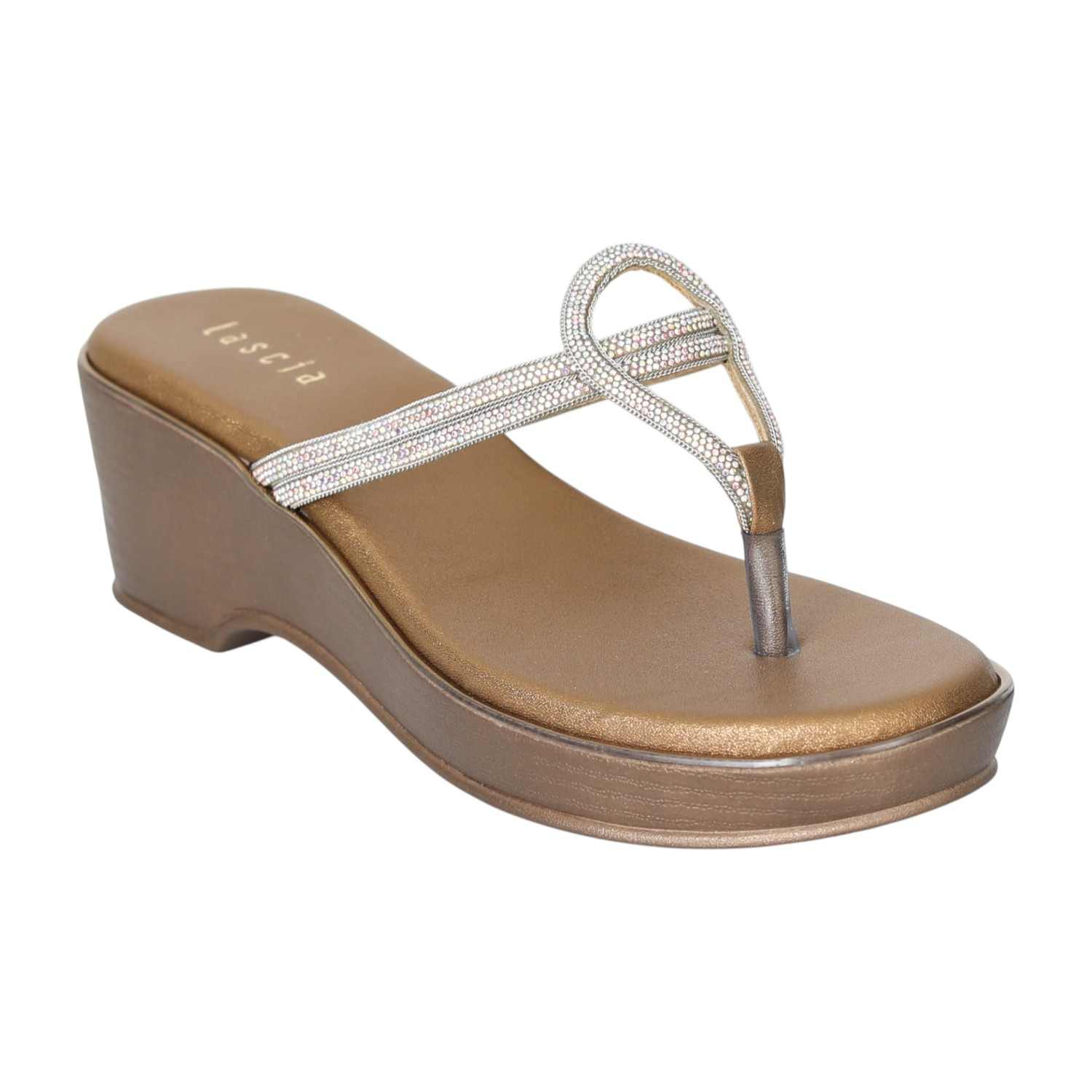 Women Elegant Curve Antique Sandals