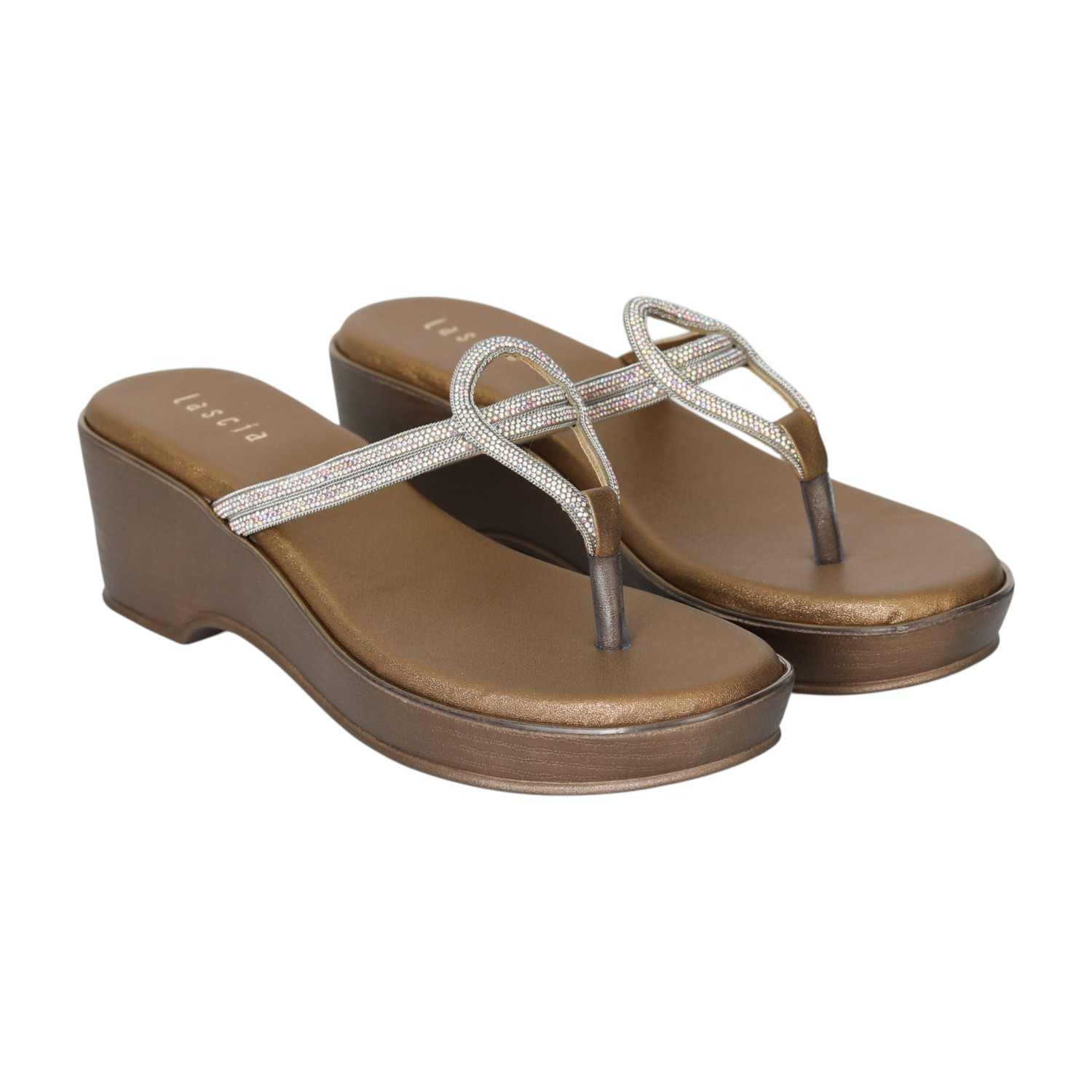 Women Elegant Curve Antique Sandals